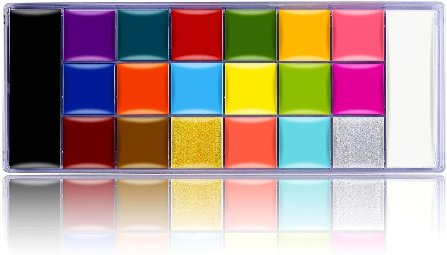 Image of Levin Face Paint Makeup Palette Professional 20 Colors Body Paint Oil 100 g