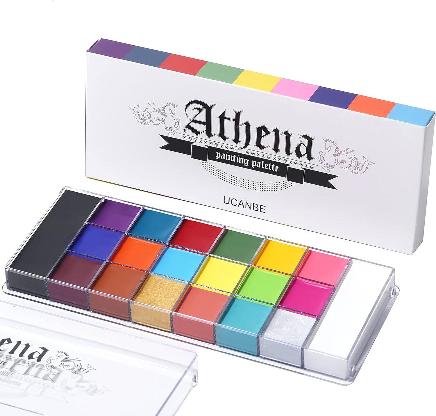 Image of Levin Face Paint Makeup Palette Professional 20 Colors Body Paint Oil 100 g