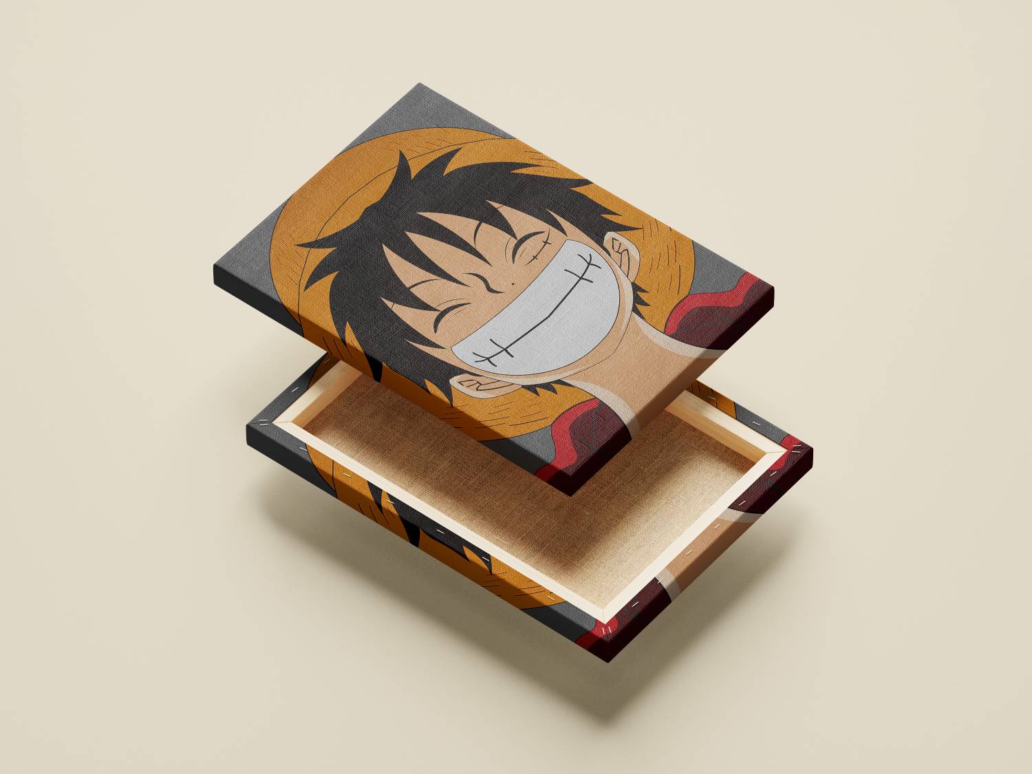 Furnishub Decor FURNISHUB Monkey D. Luffy One piece Anime Canvas