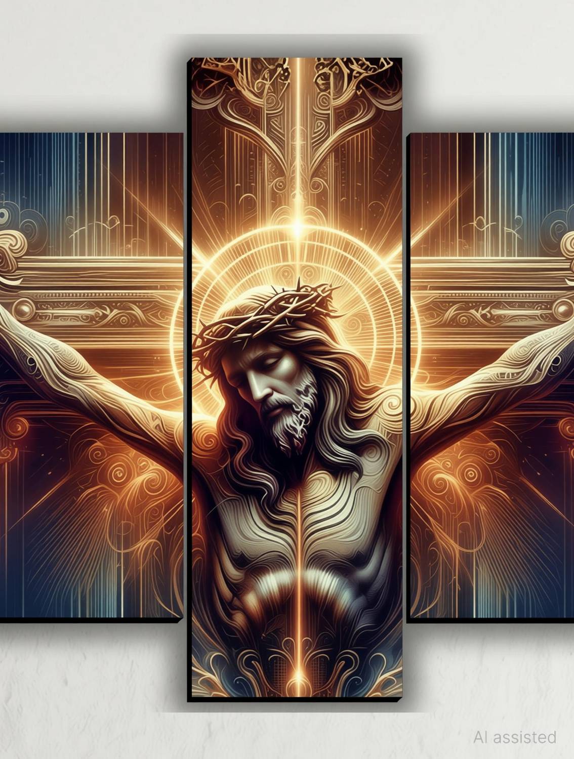JB Creations Jesus Christ Poster MDF Painting For Wall Decor