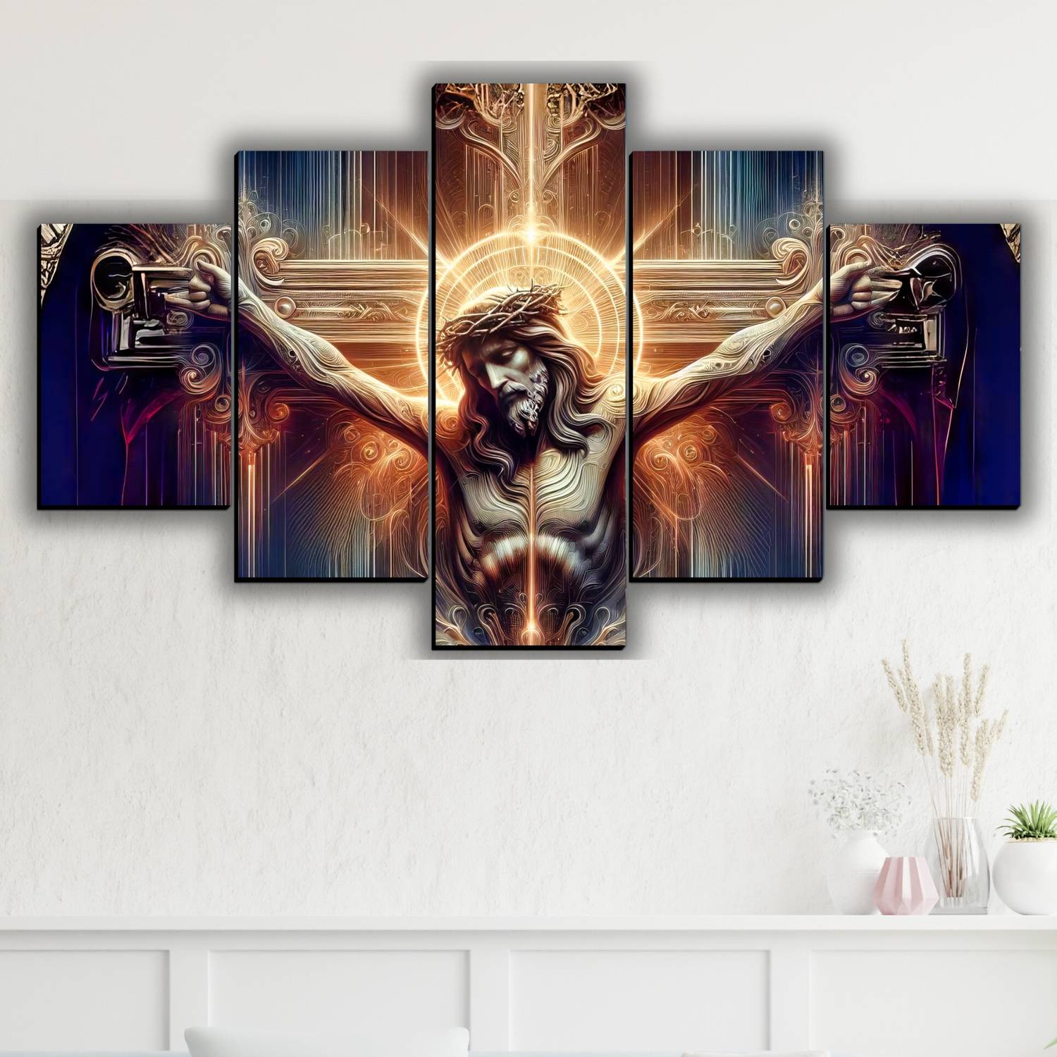 JB Creations Jesus Christ Poster MDF Painting For Wall Decor