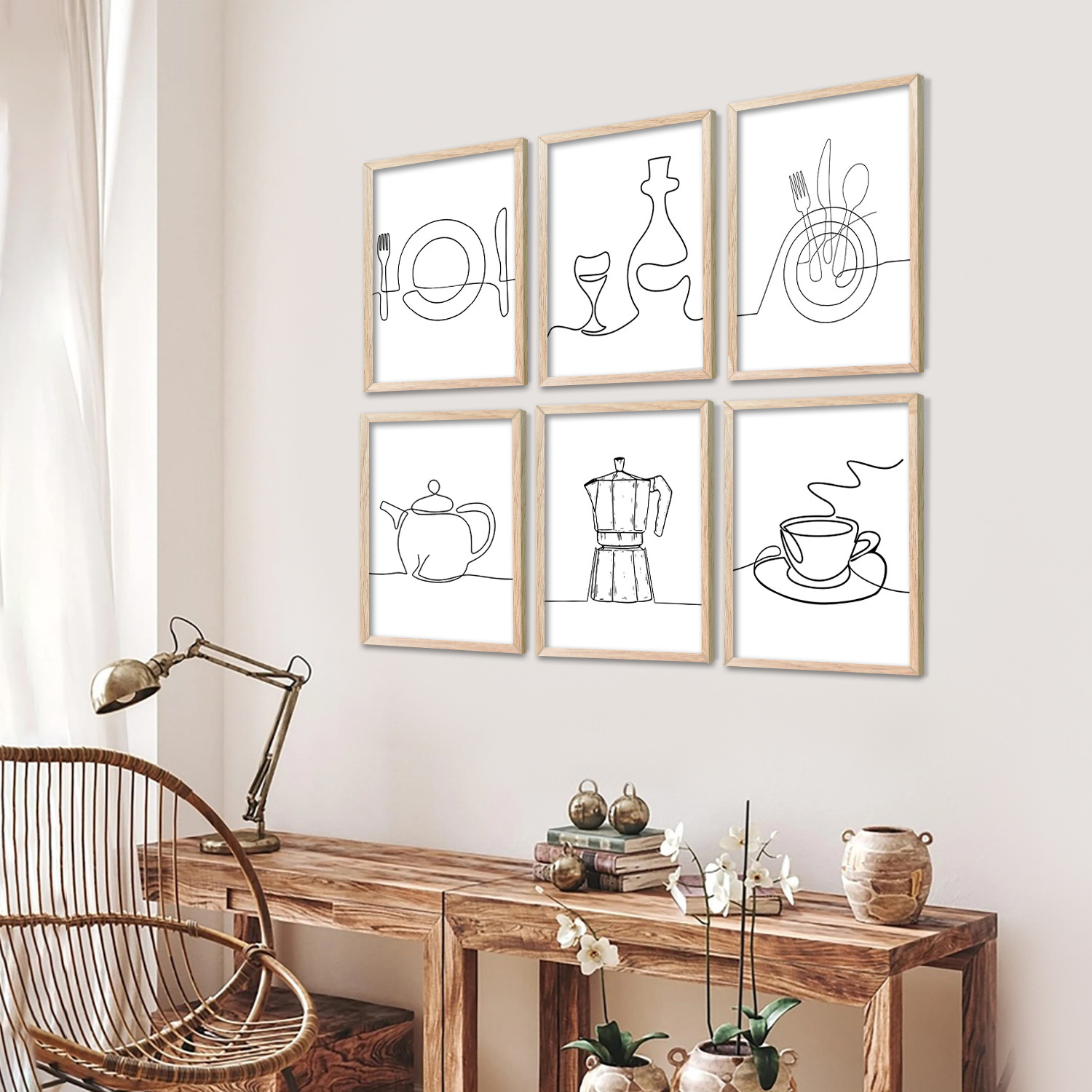 Image of HoHouse kitchen wall paintings | Wall art painting For hanging PaintingKSBR208 Digital Reprint 13 inch x 10 inch Painting