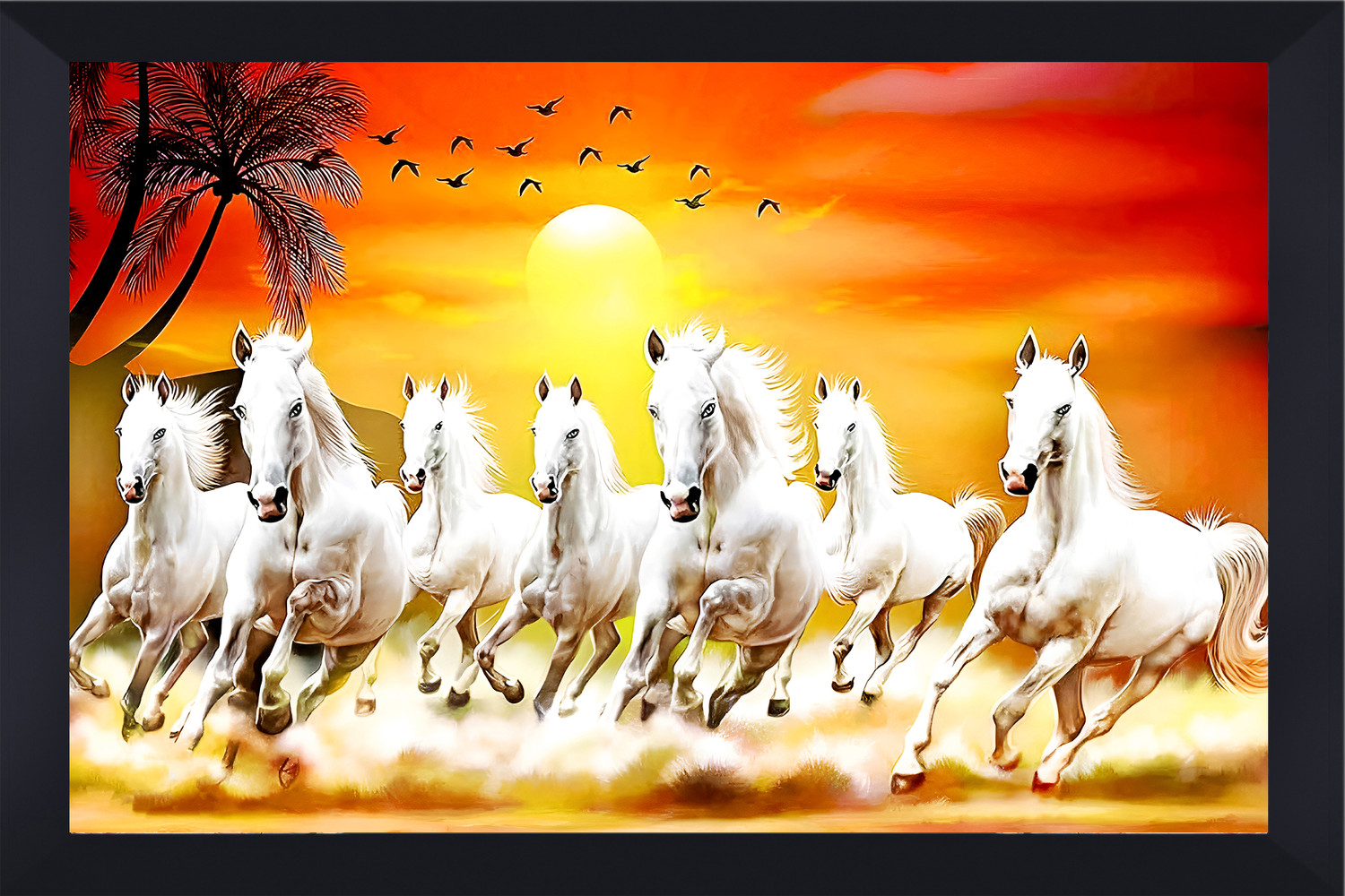 Image of Gita Govinda Wood Wall Photo Frame