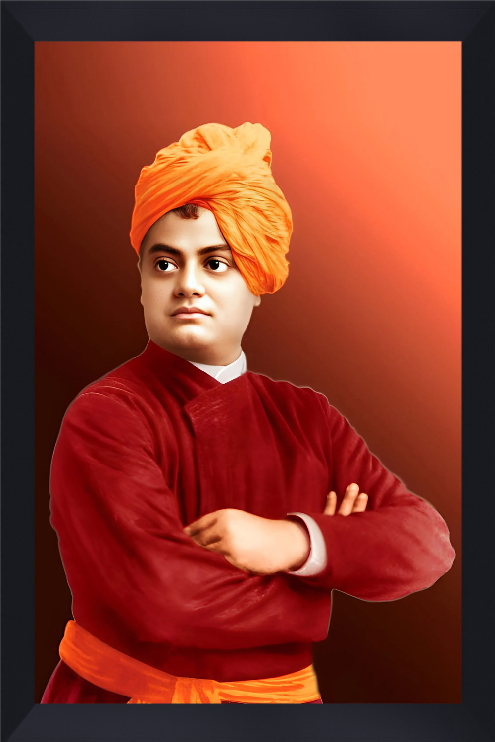 Image of Gita Govinda Swami Vivekananda acrylic glass 10*14 inch Digital Reprint 14 inch x 10 inch Painting