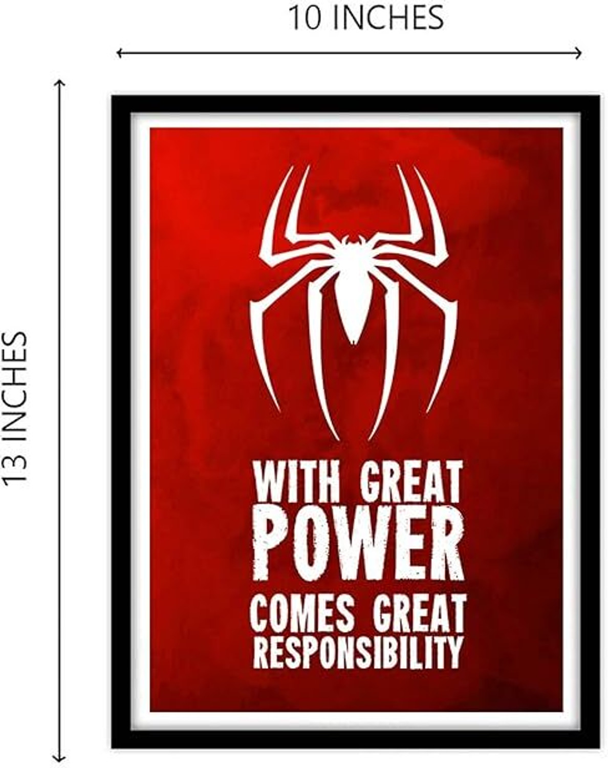 Image of JGZ MANUFACTURERS Spiderman Digital Reprint 12 inch x 8 inch Painting