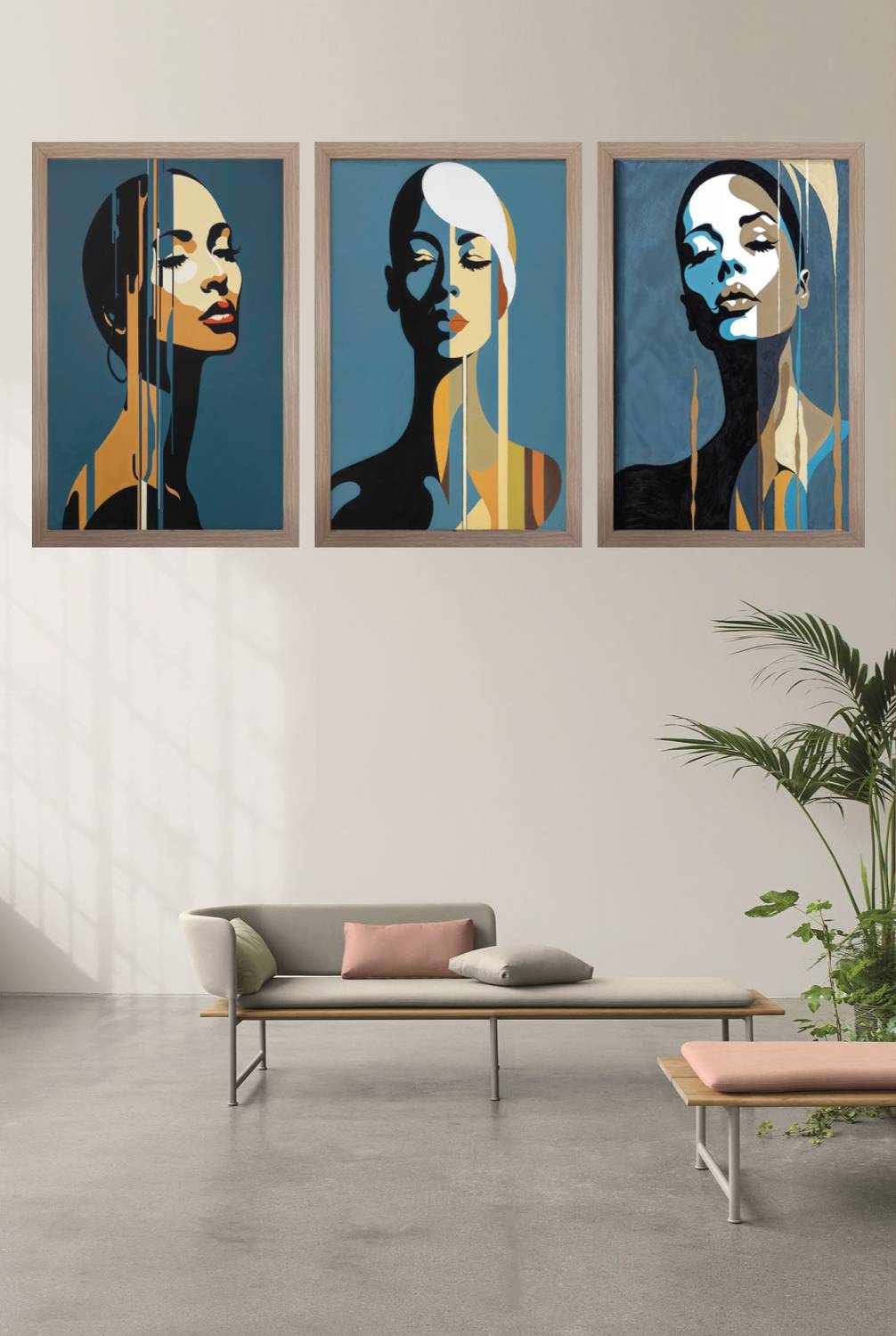 Artisoul creations Artisoul creations Modern wall art with frame for livingroom hotel office Digital Reprint 13 inch x 10 inch Painting