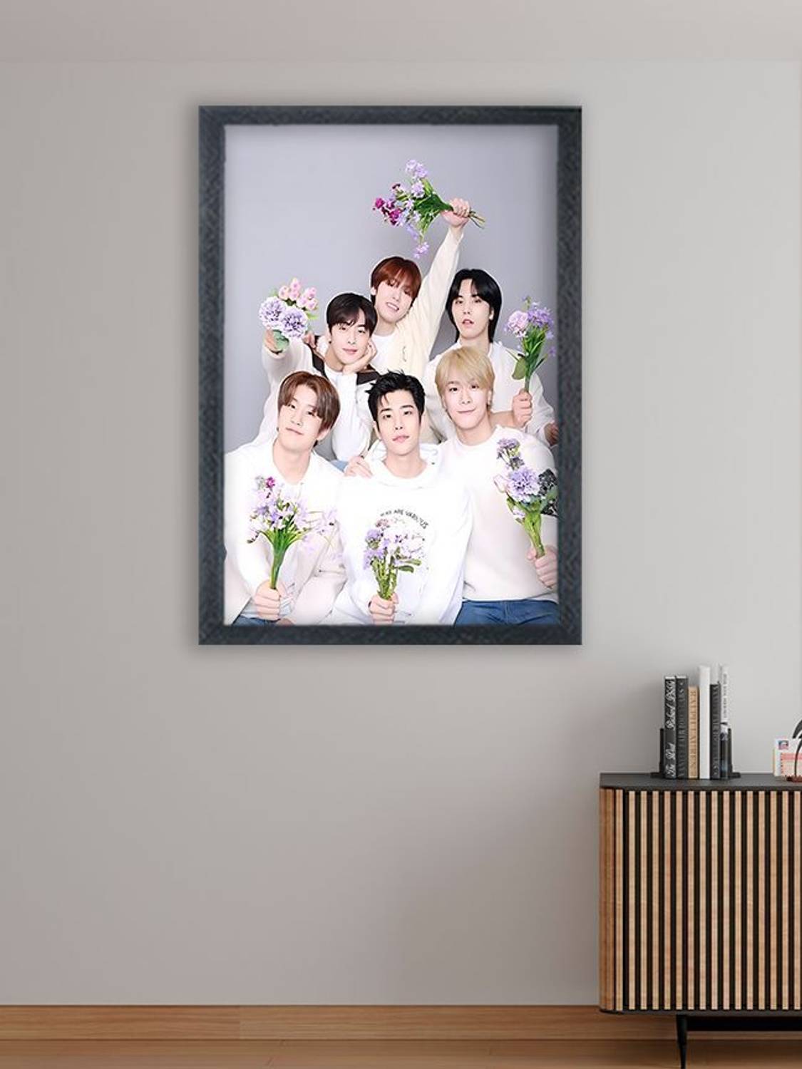 ASHIT BTS Boy Photo Frame For Wall Mounted Painting Digital