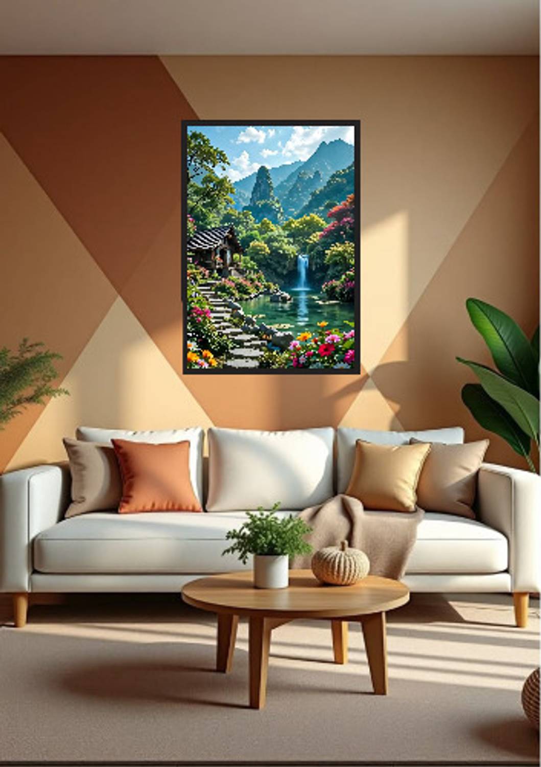 ruphoto water foll Digital Reprint 12 inch x 9 inch Painting Price
