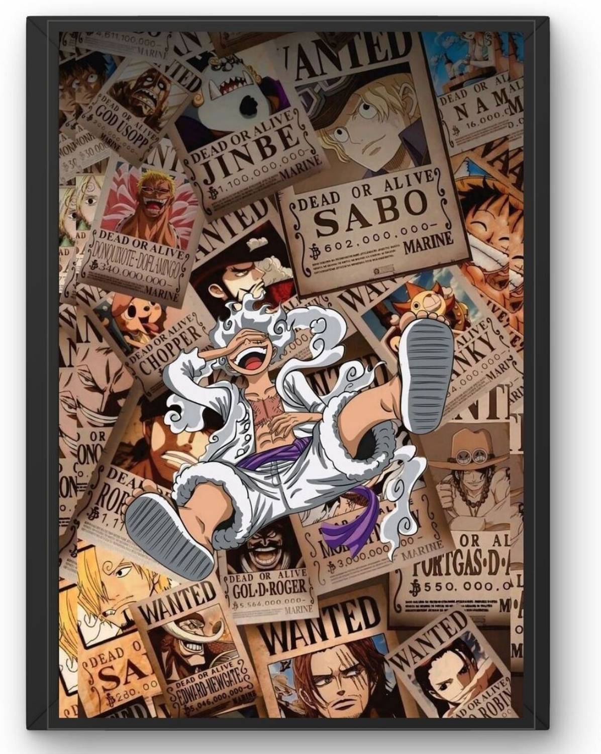 MGAURA Anime Wooden Wall Frame 12x9 inch - Image 1
