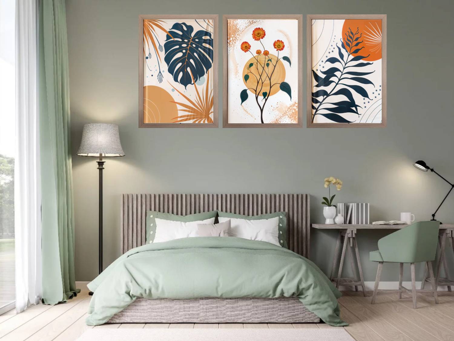 Artisoul creations Artisoul creations Modern wall art with frame for living room hotel office Digital Reprint 13 inch x 10 inch Painting