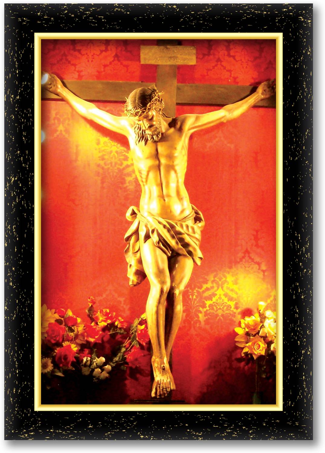 KSS CRIST JESUS photo frame (Wood Base and Front Laminated