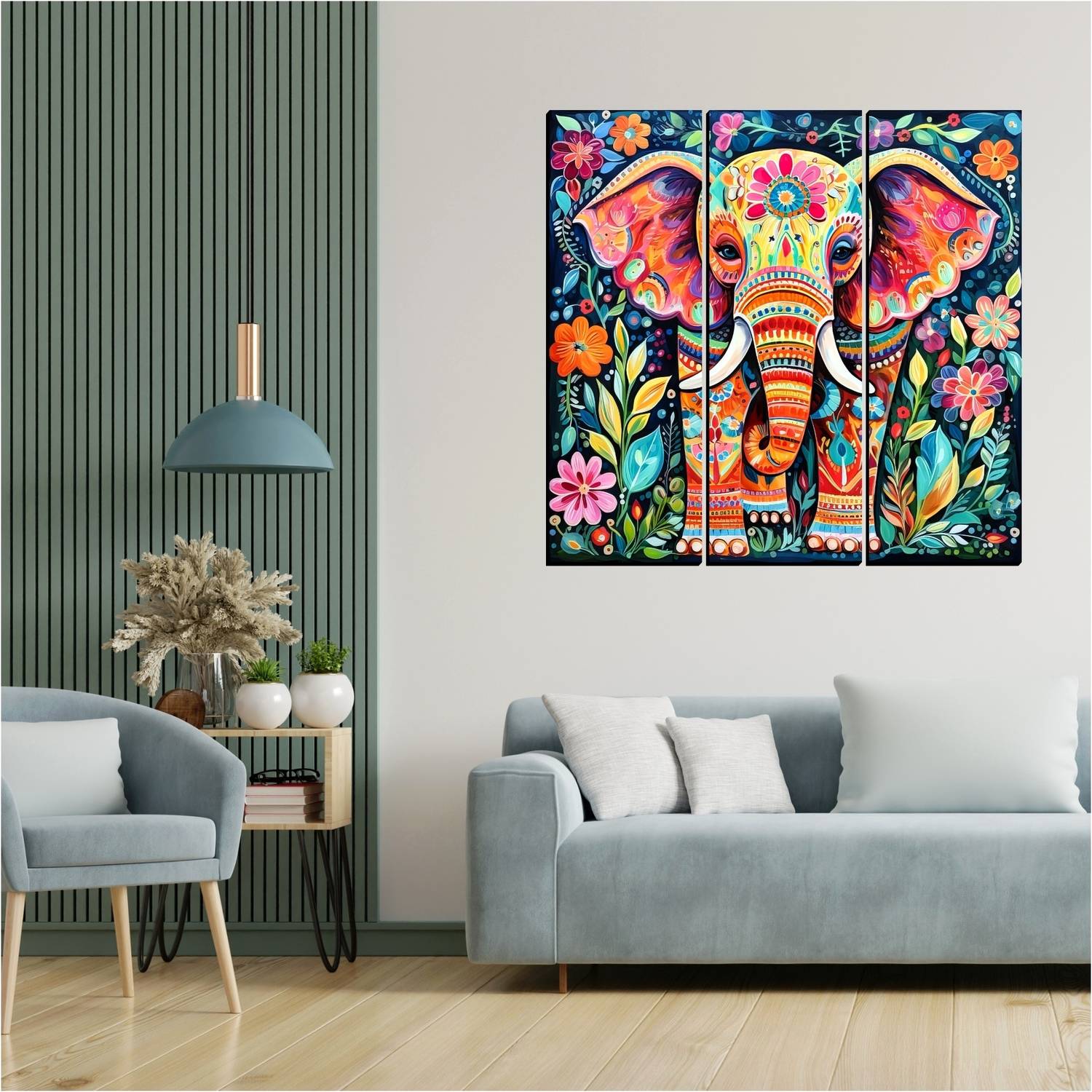 XIDLZ Modern Floral Aesthetic Home decor painting for wall art