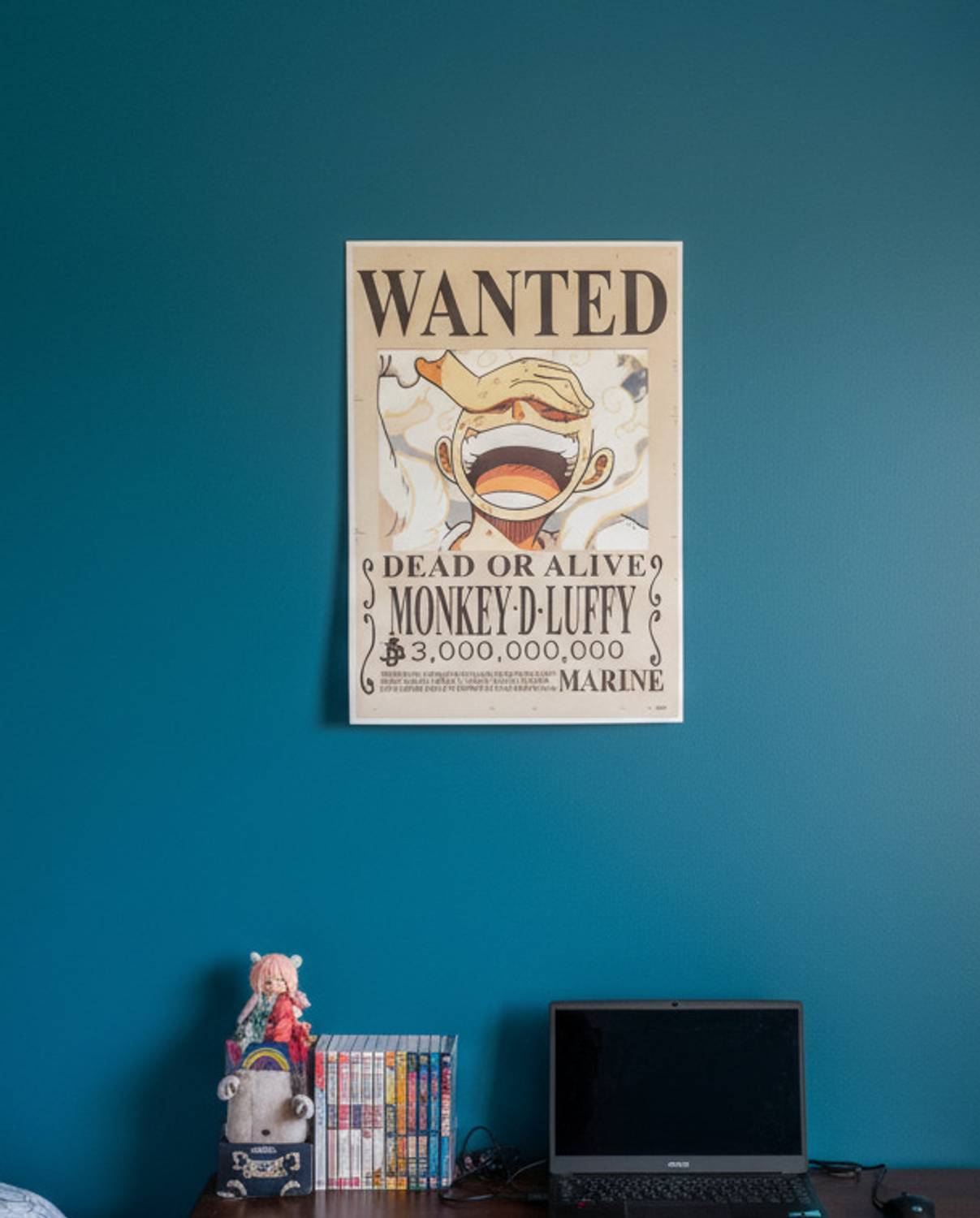 ESSENZA One Piece Monkey D Luffy Gear 5 Wanted Poster 18x12 Inch