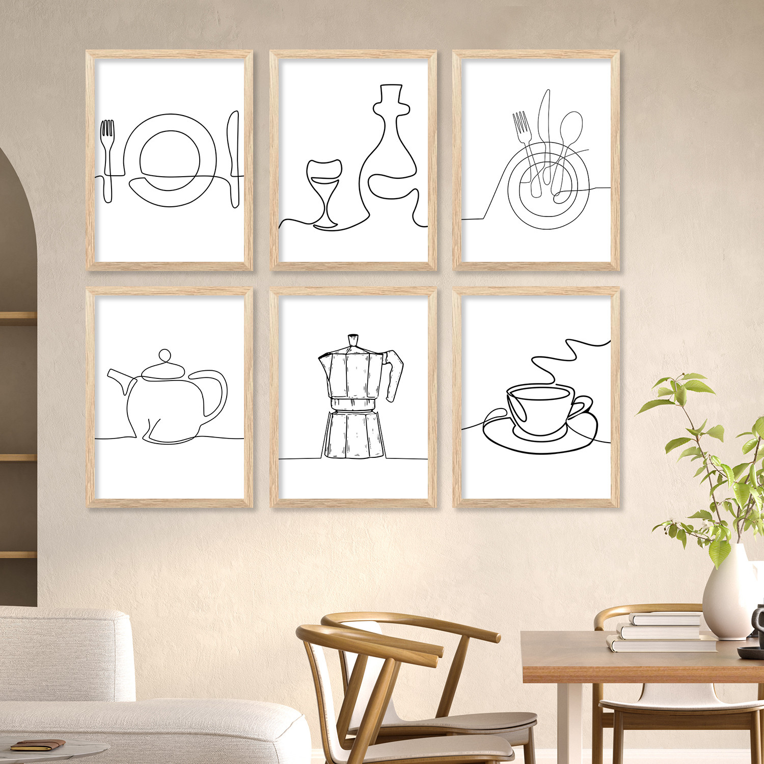 Image of HoHouse kitchen wall paintings | Wall art painting For hanging PaintingKSBR208 Digital Reprint 13 inch x 10 inch Painting