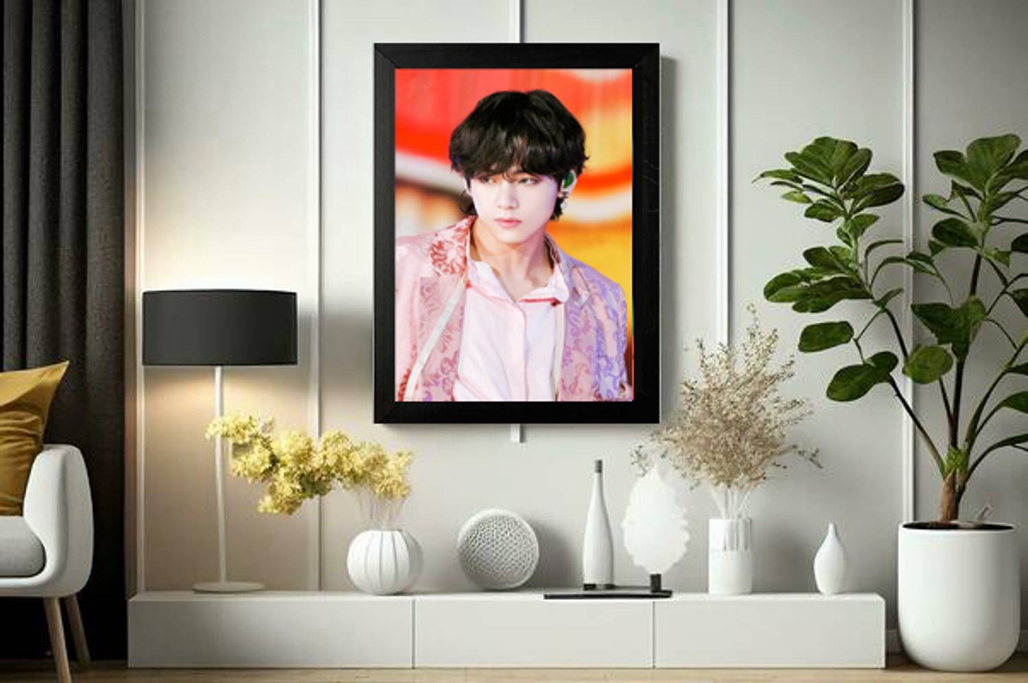 Manas BTS V (Kim Taehyung) Photo Frame For BTS Fans/Room Decor