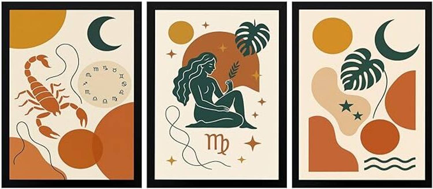 Artisoul creations Artisoul creations Modern wall art with frame for living room hotel office Digital Reprint 13 inch x 10 inch Painting
