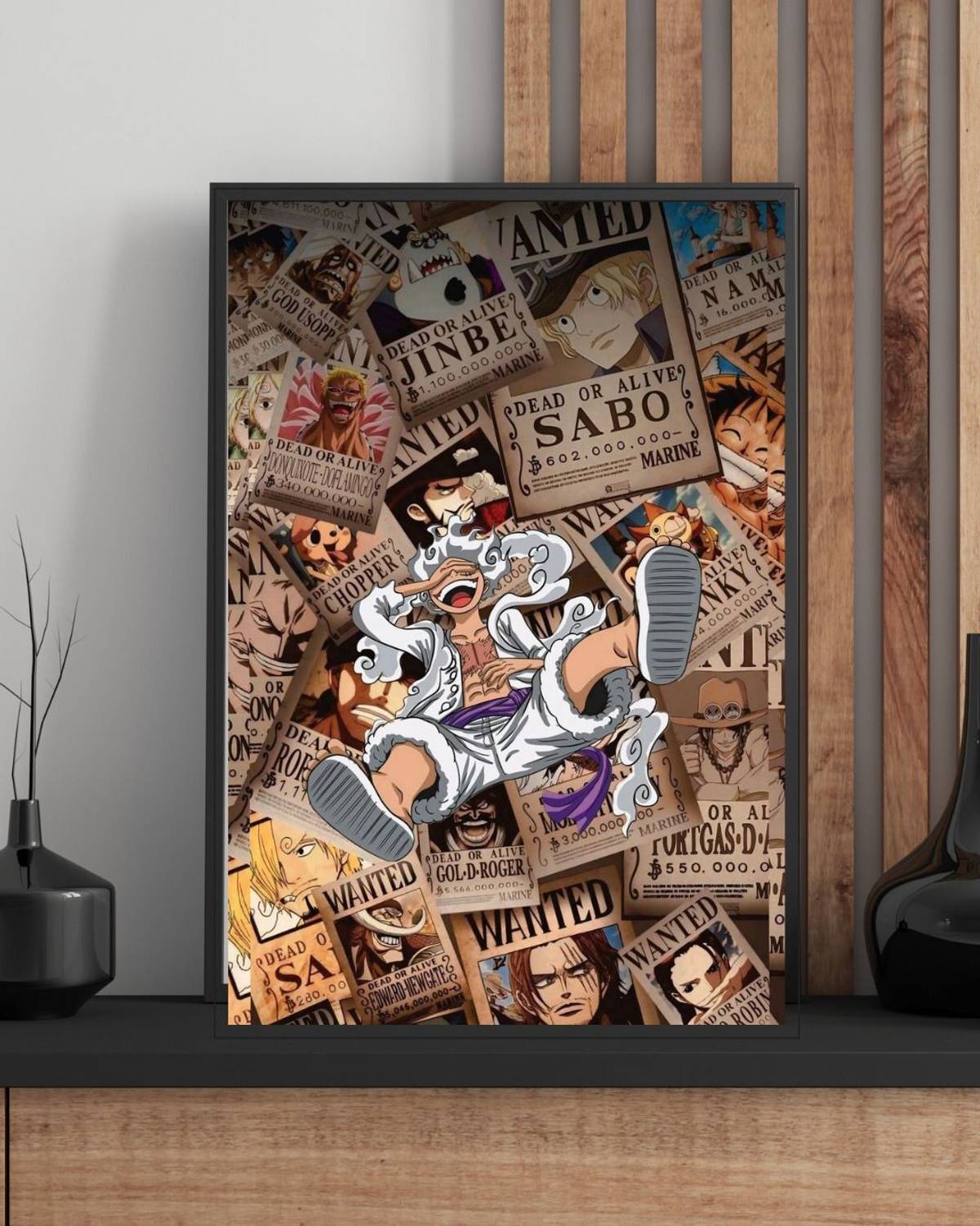 MGAURA Anime Wooden Wall Frame 12x9 inch - Image 3