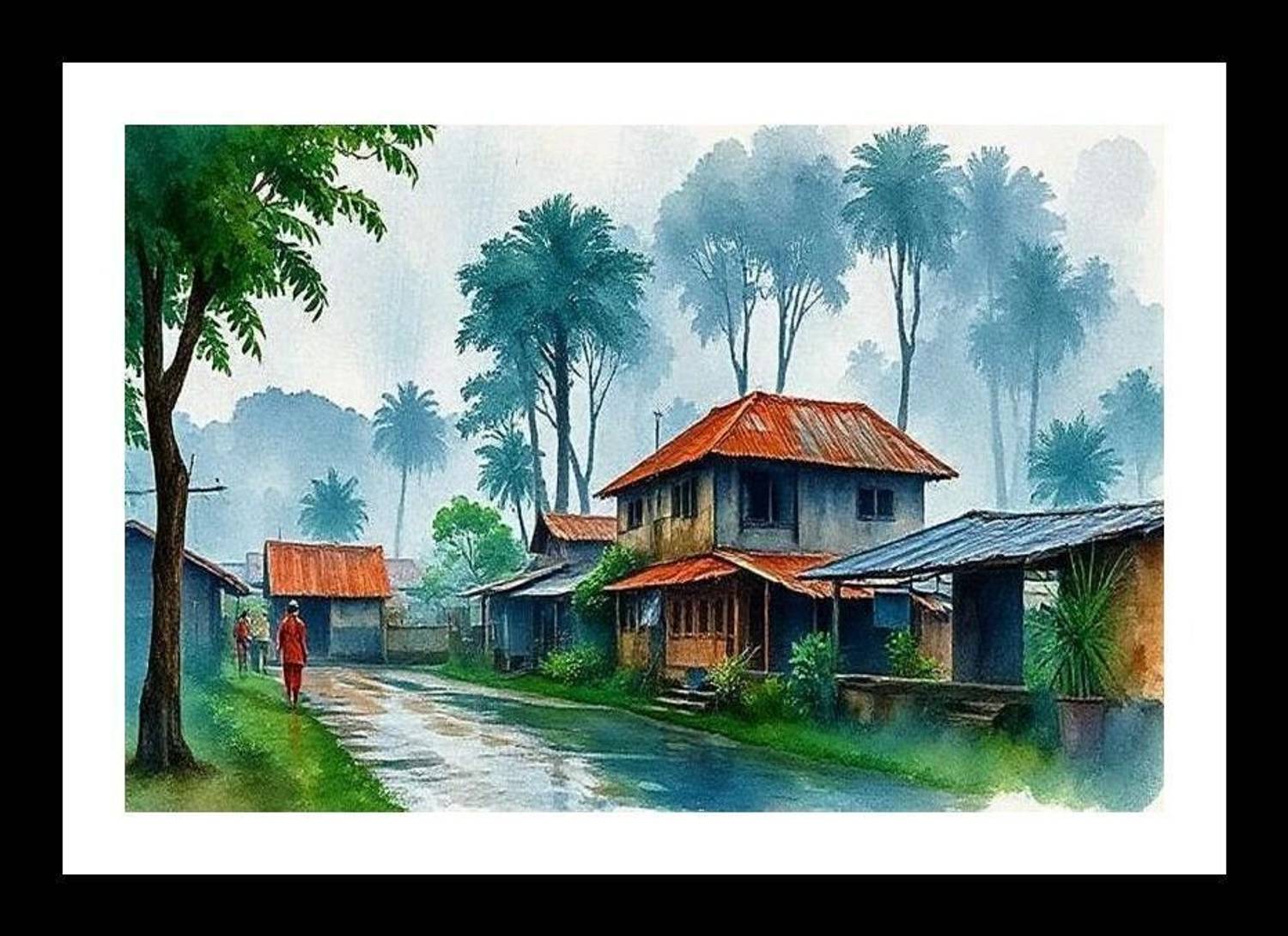 PIXSIN Elegant Wall Art Digital Reprint 12 inch x 18 inch Painting