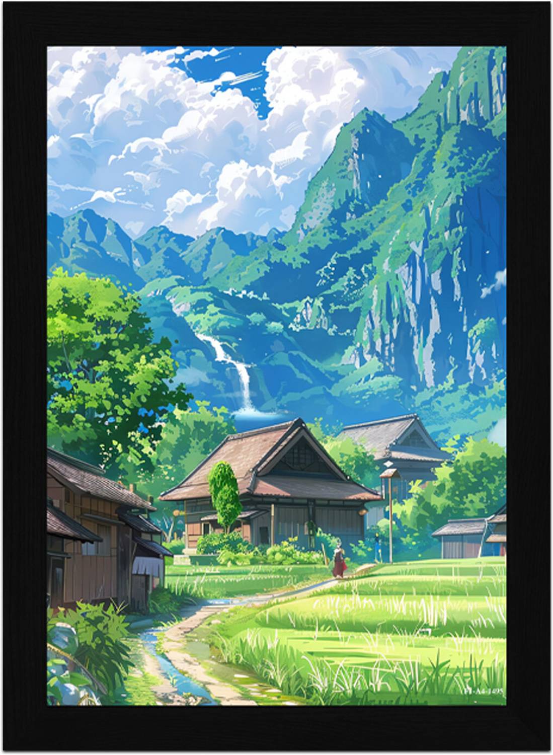 FRIZZY ARTS Tranquil Village Valley – Japanese Countryside
