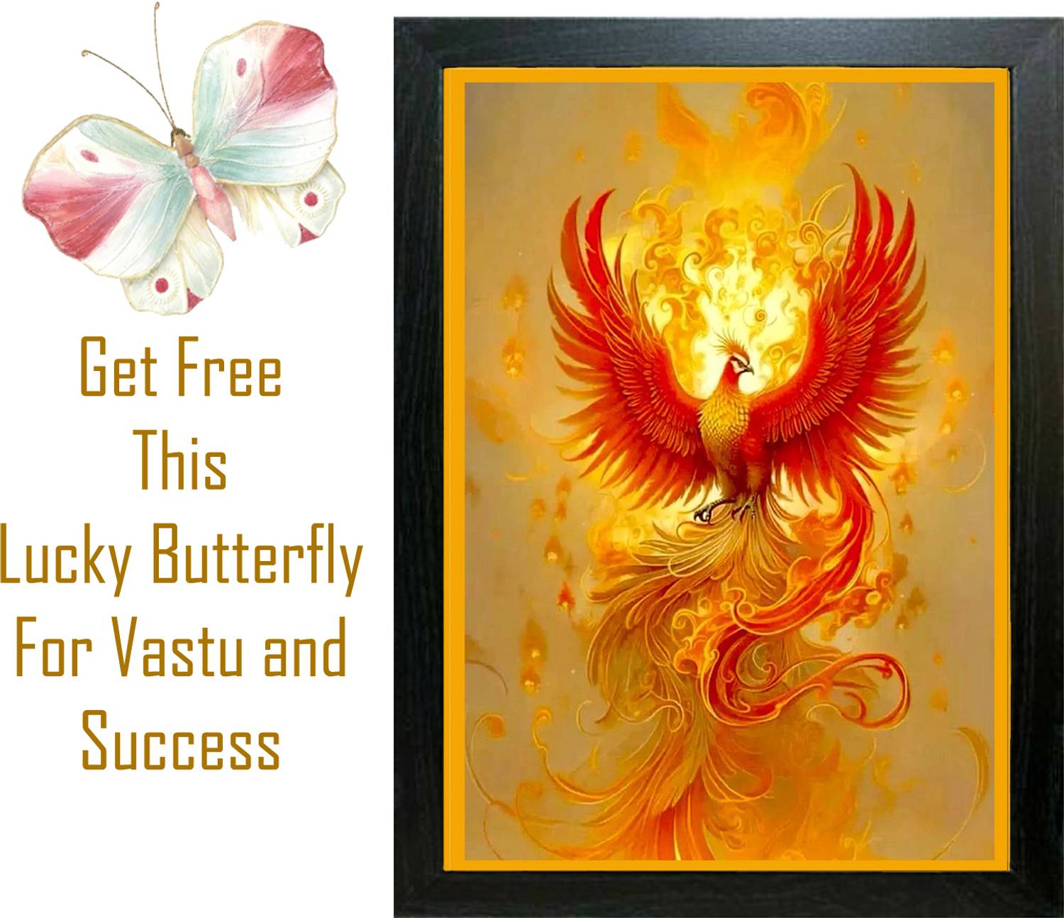 LOKANJ PHOENIX BIRD FRAME | FINIX PAKSHI FRAMED | VASTU FOR