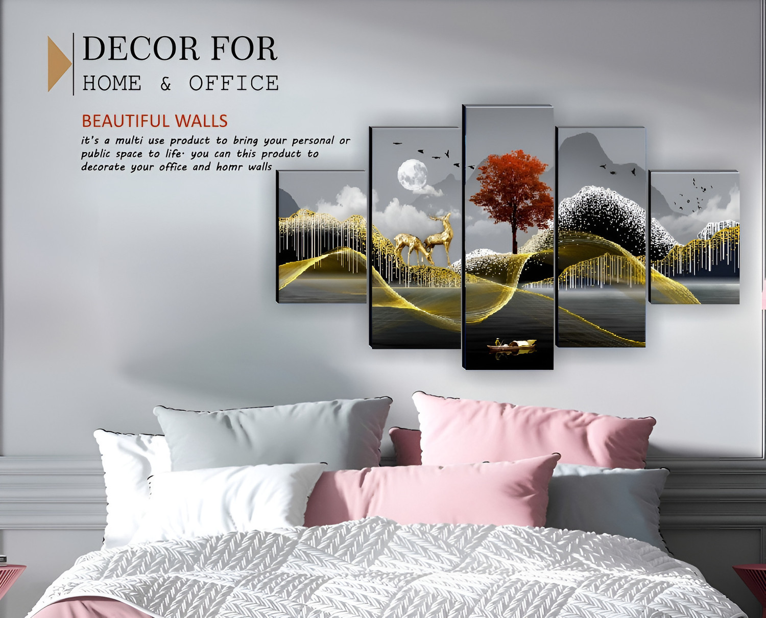 Image of SNDArt Modern Art Home Decorative Gift item Wall Painting Digital Reprint 18 inch x 30 inch Painting