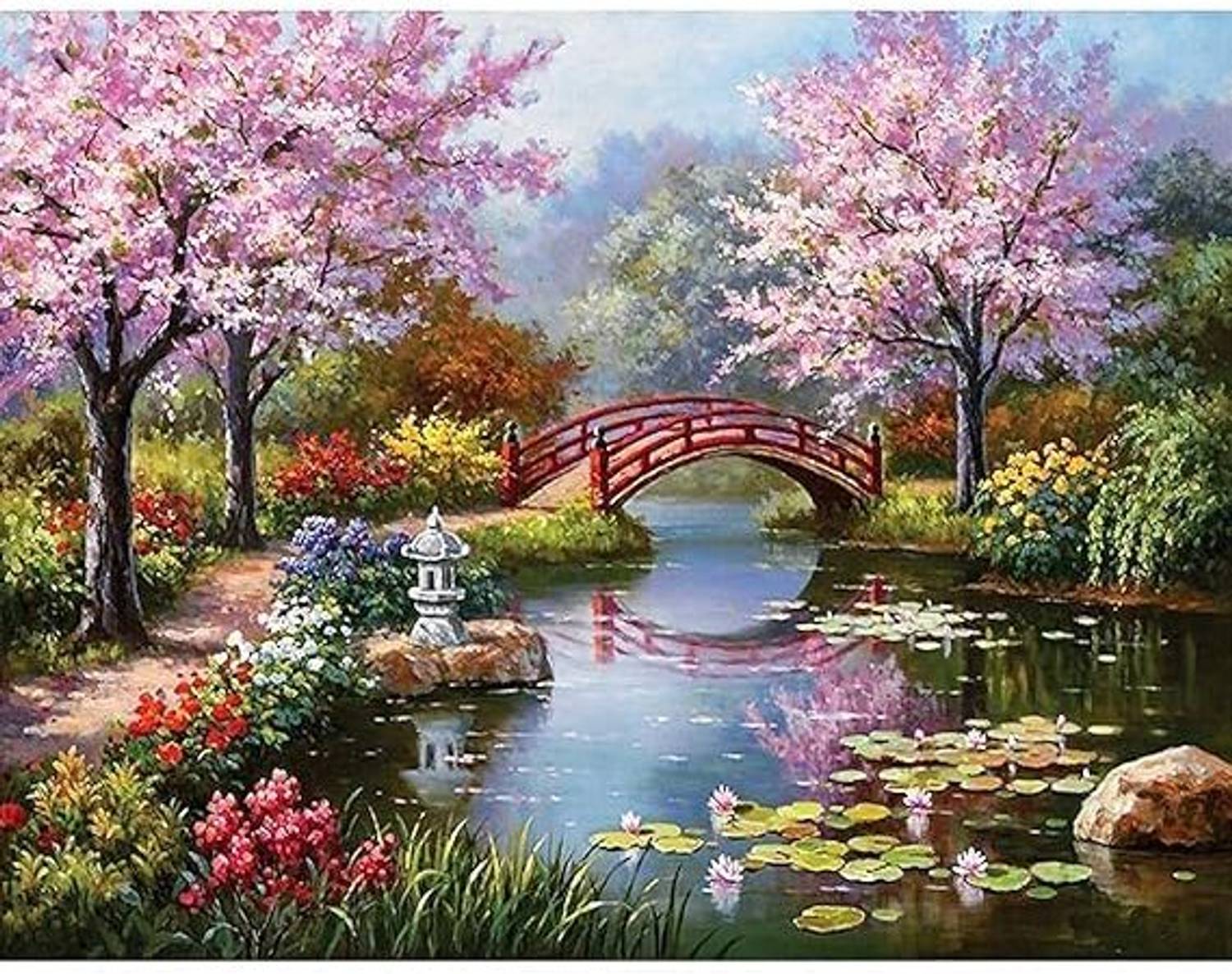 TOINSOINT Embroidery 15.8 inch x 11.8 inch Painting