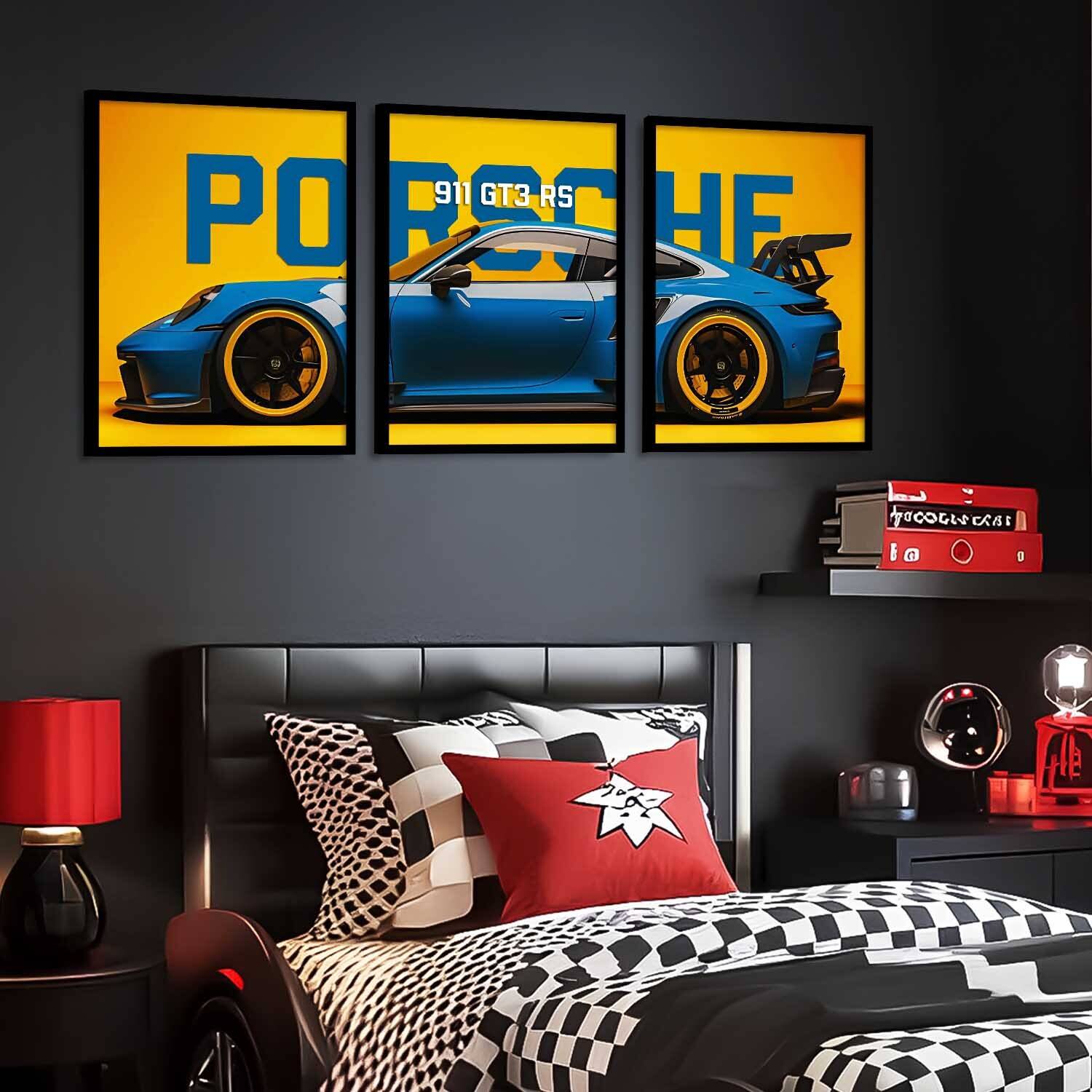 Hothouse Porsche Car Framed Poster 17x13 - Image 4