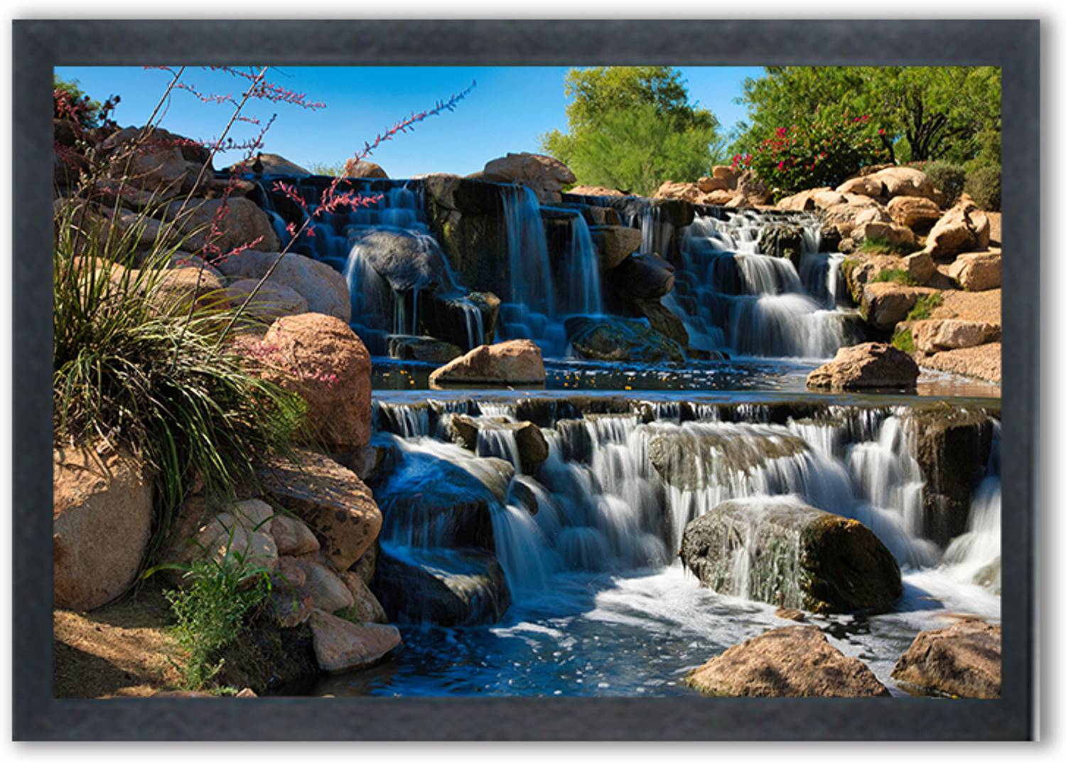 Wavecapture Waterfall Nature Wall Art Photo Frame – Peaceful