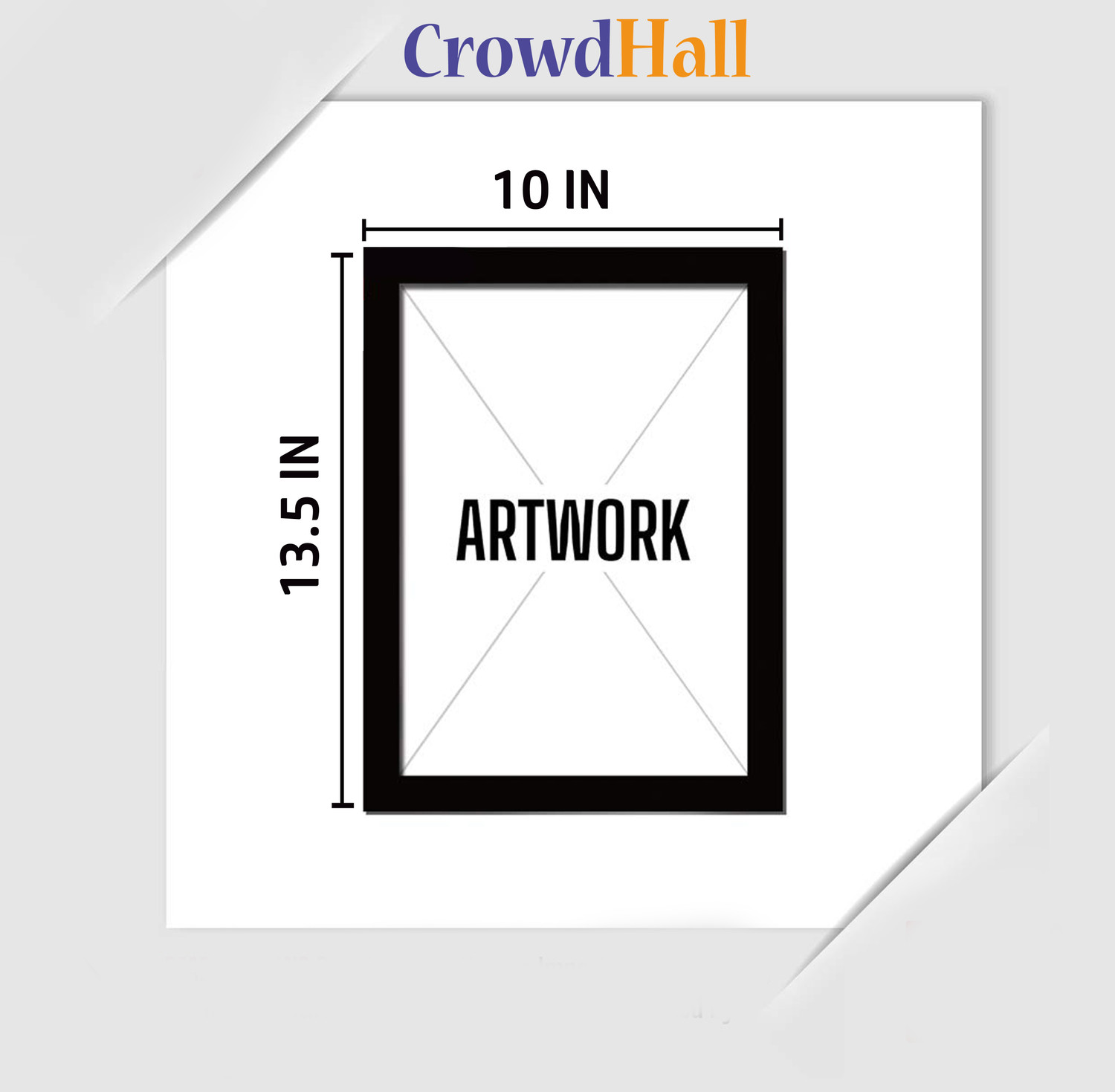 Image of CrowdHall Wood Wall Photo Frame