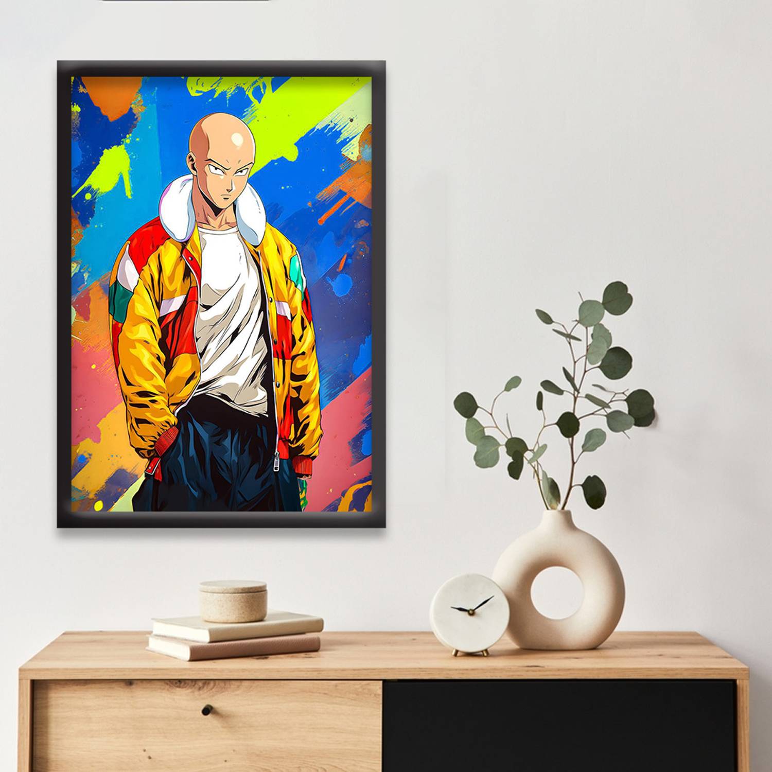 絵画 7457 Jurojin Junction Saitama | One Punch Man | Digital Reprint 11.7