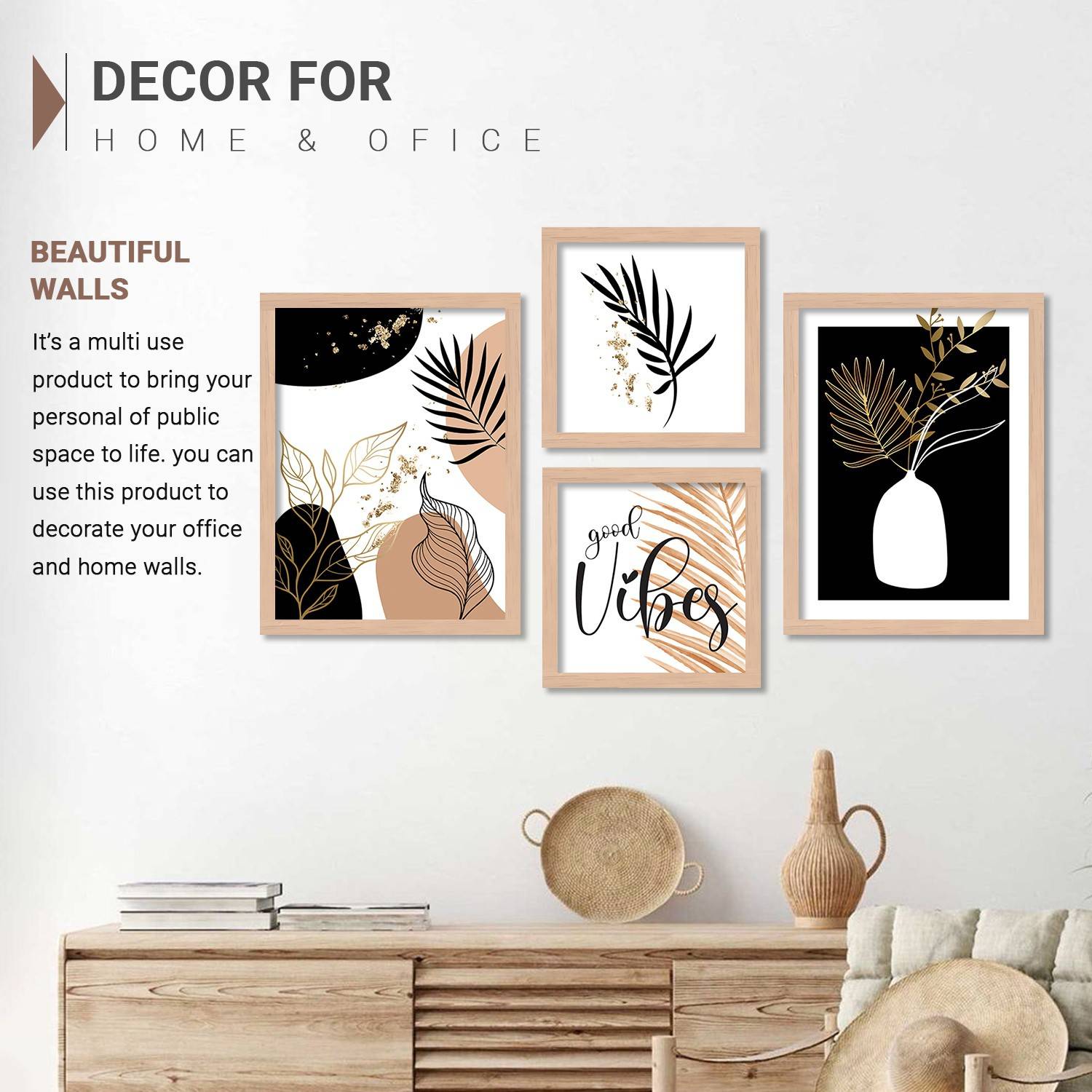 Digital art Modern Art Frame painting for Wall Decoration,Living