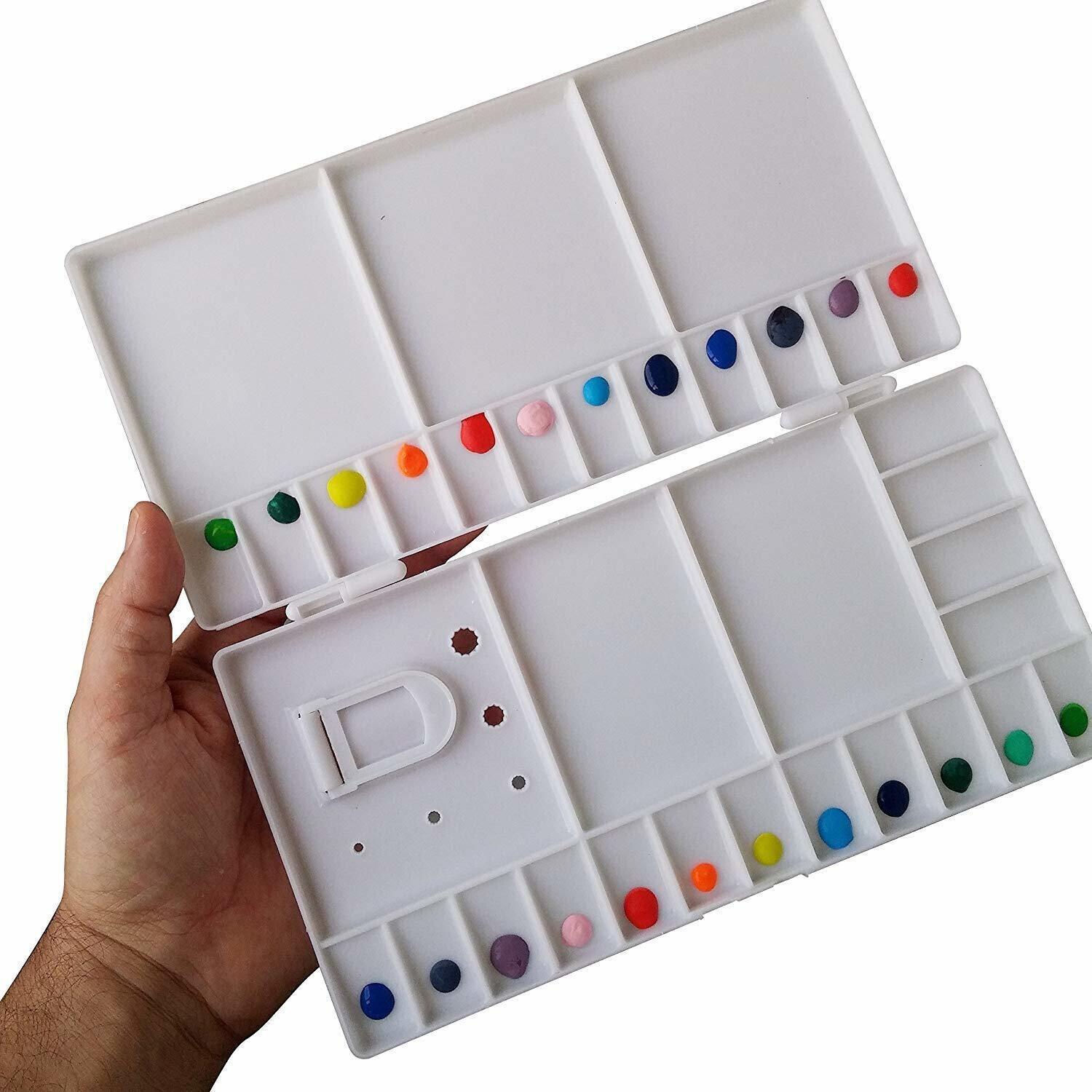 Image of Futurekart Plastic 34 Paint Wells Palettes with Lid