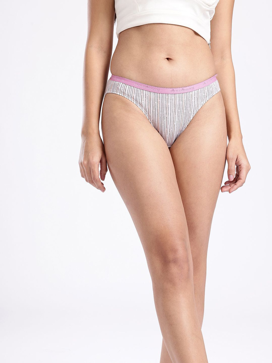 Image of Dressberry Women Bikini Grey Panty