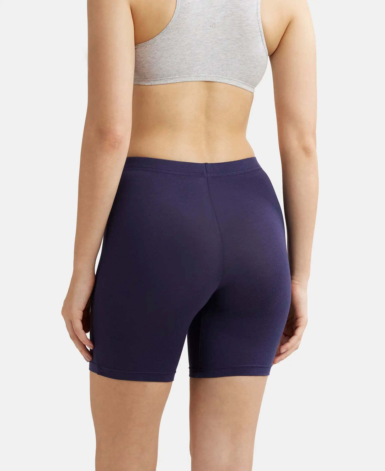 Image of JOCKEY 1529 High Coverage Super Combed Cotton Elastane Stretch Women Boy Short Multicolor Panty