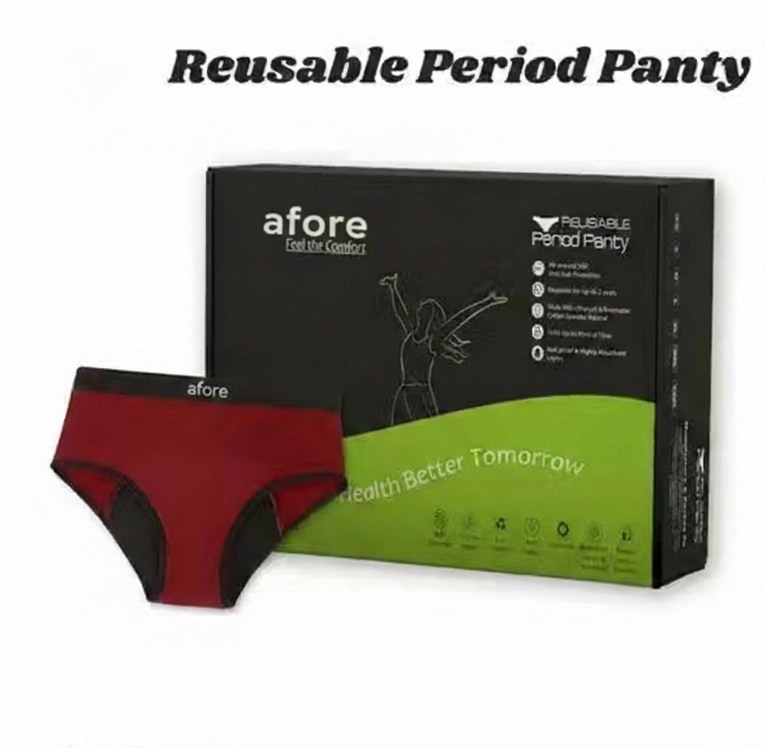 AFORE Women Periods Maroon Panty