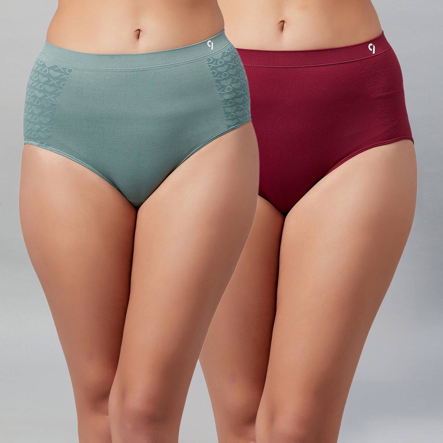 C9 Airwear Women Hipster Grey, Maroon Panty