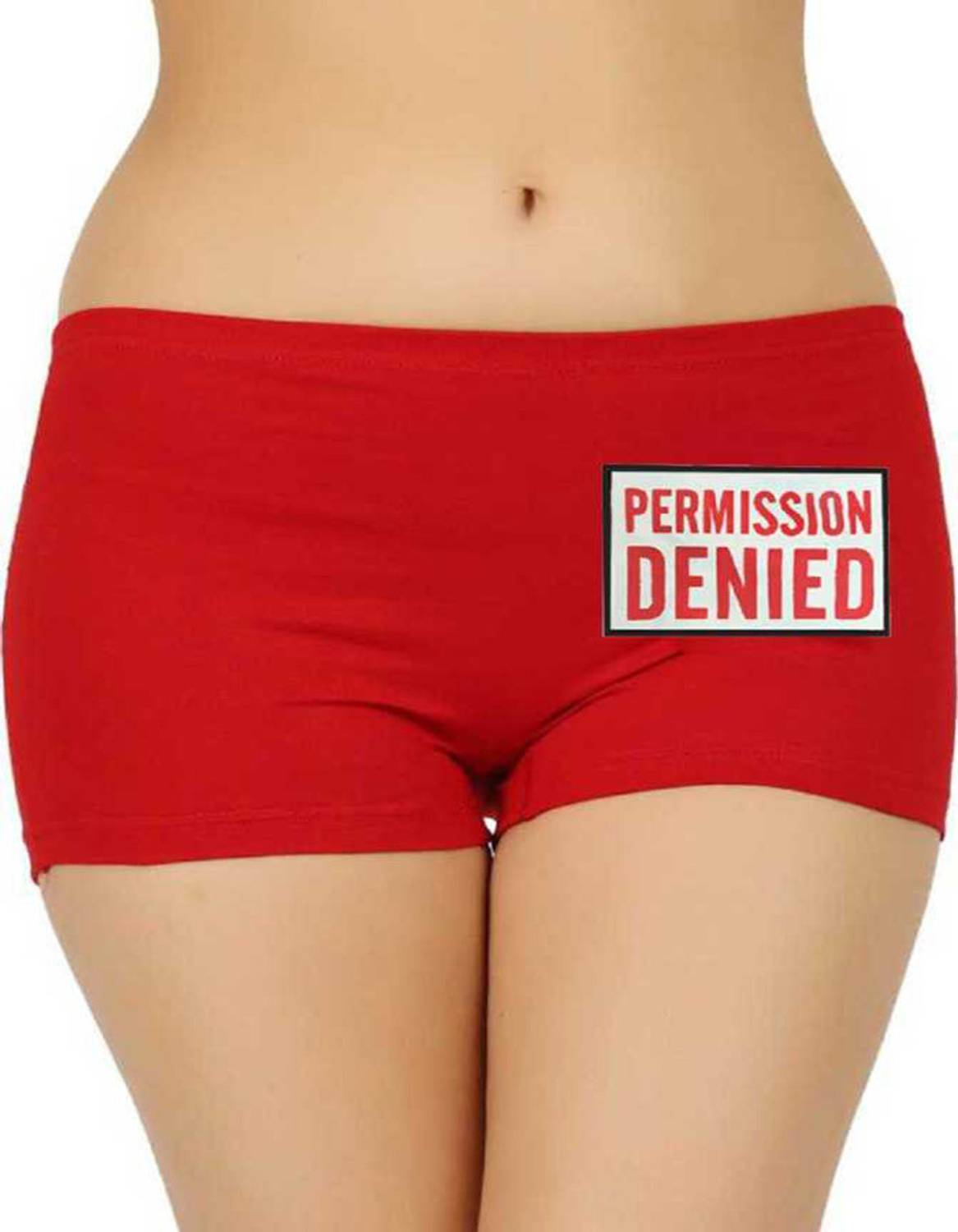 Blacktail Women Boy Short Red Panty