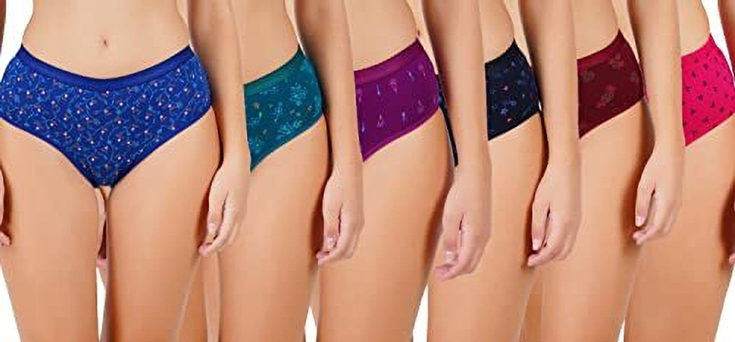 Image of Ramraj Cotton Women Hipster Multicolor Panty