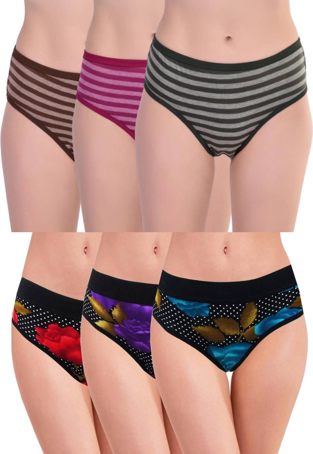 Boldloom Women Hipster Multicolor Panty
