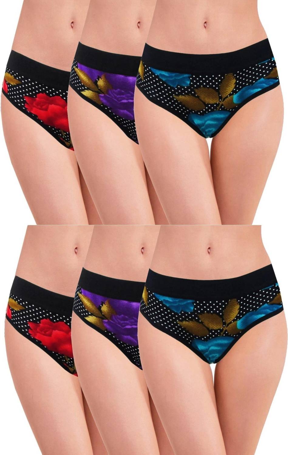 Boldloom Women Hipster Multicolor Panty
