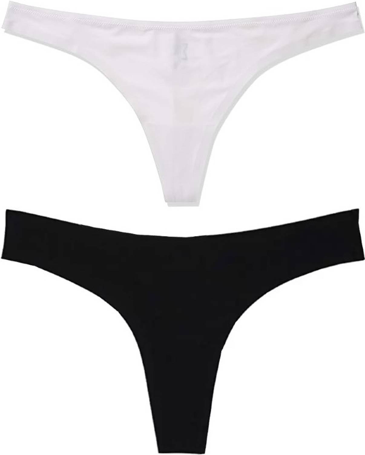 Shop Now Women Thong White, Black Panty