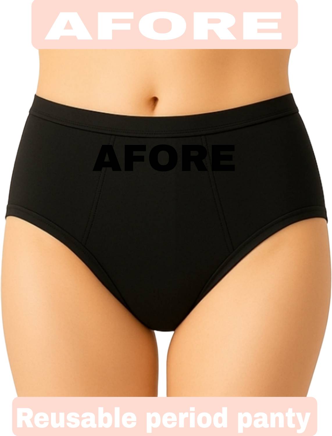 AFORE Women Periods Black Panty