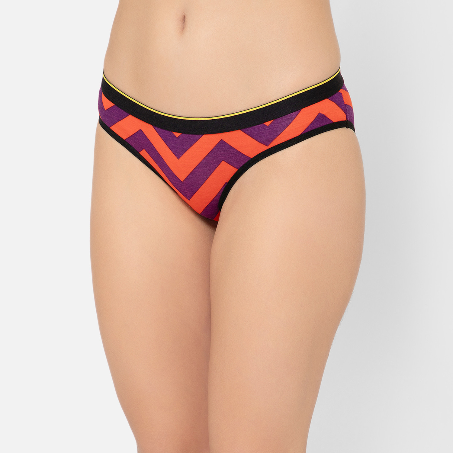Image of Bummer Printed Micromodal Underwear Soft & Breathable Women Bikini Red Panty