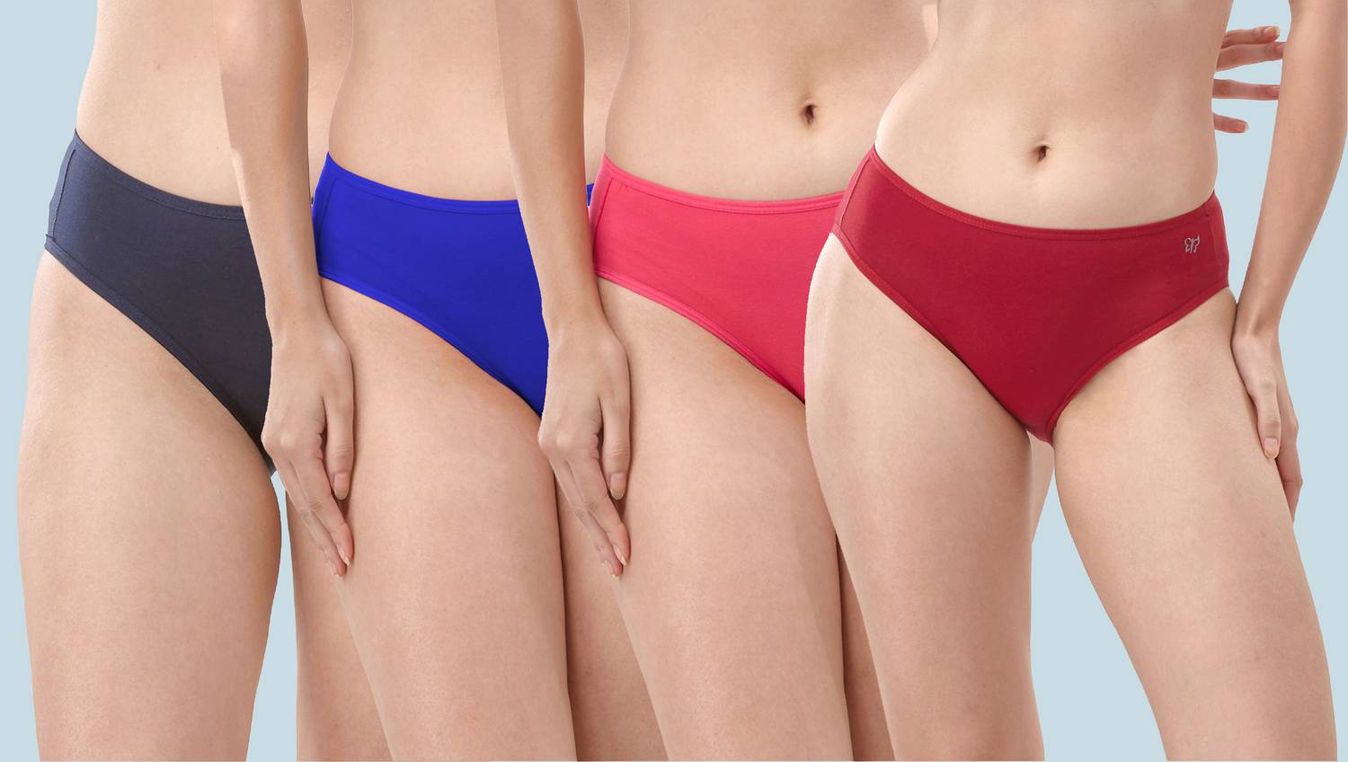 Lyra Pack of 4 Women Hipster Multicolor Panty