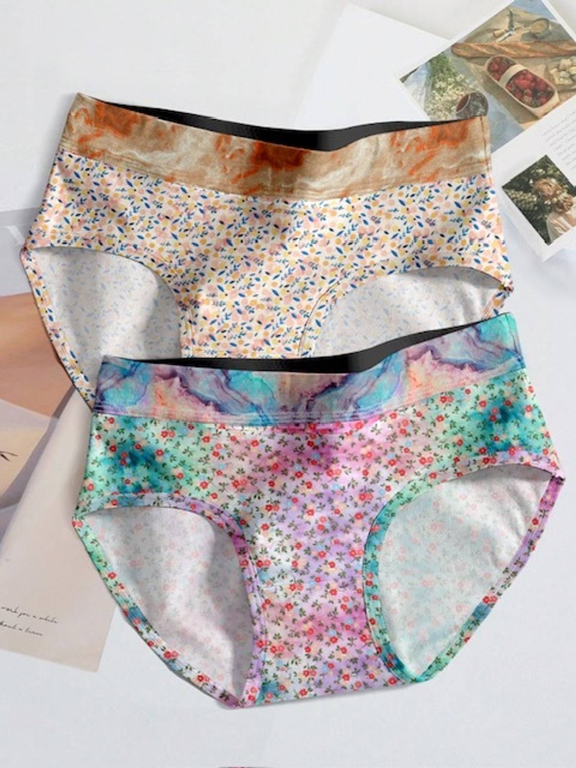 BRANKLY Women Hipster Brown, Multicolor Panty