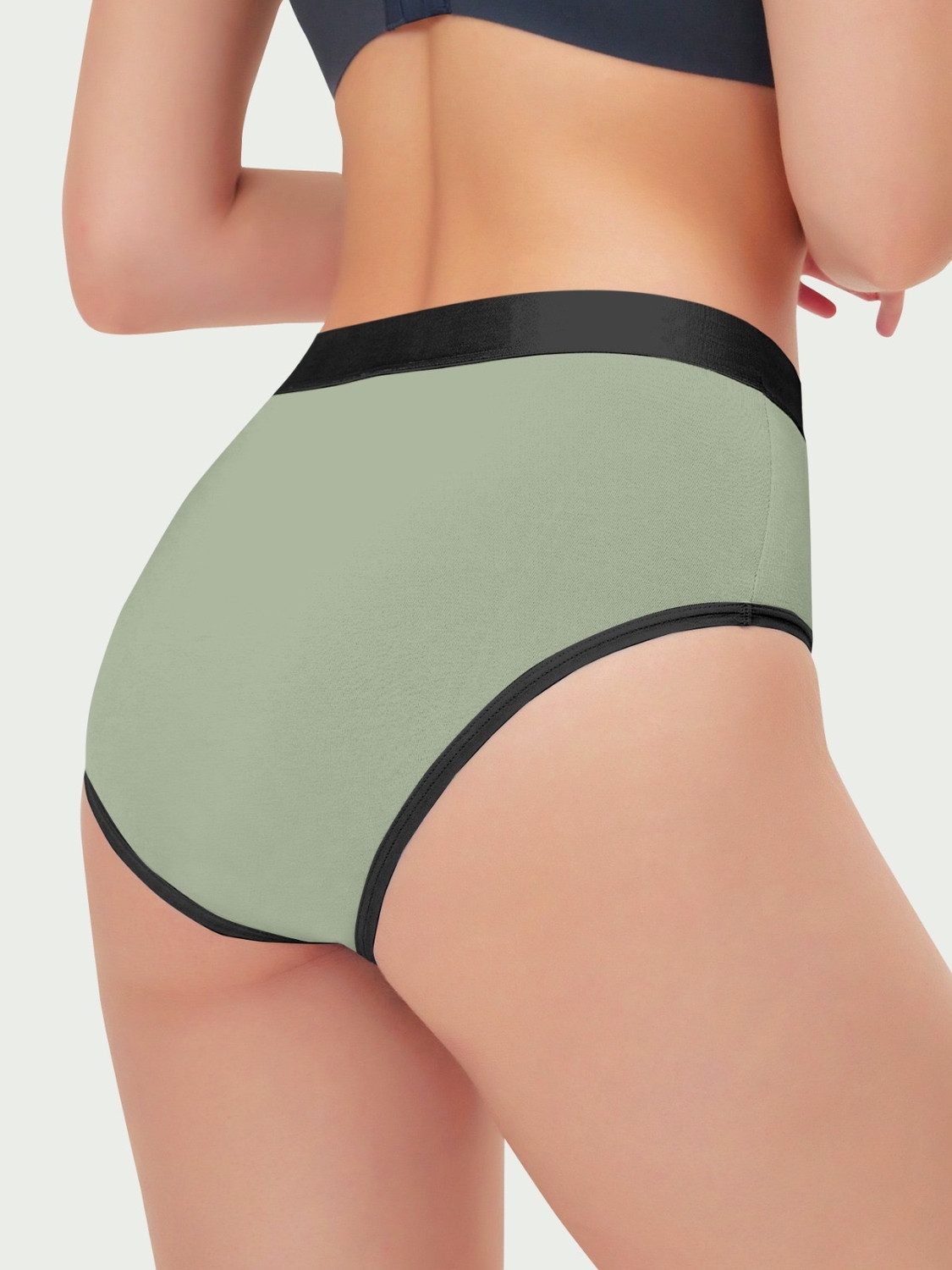 Image of ISHUVILLA Women Hipster Light Green, Blue Panty
