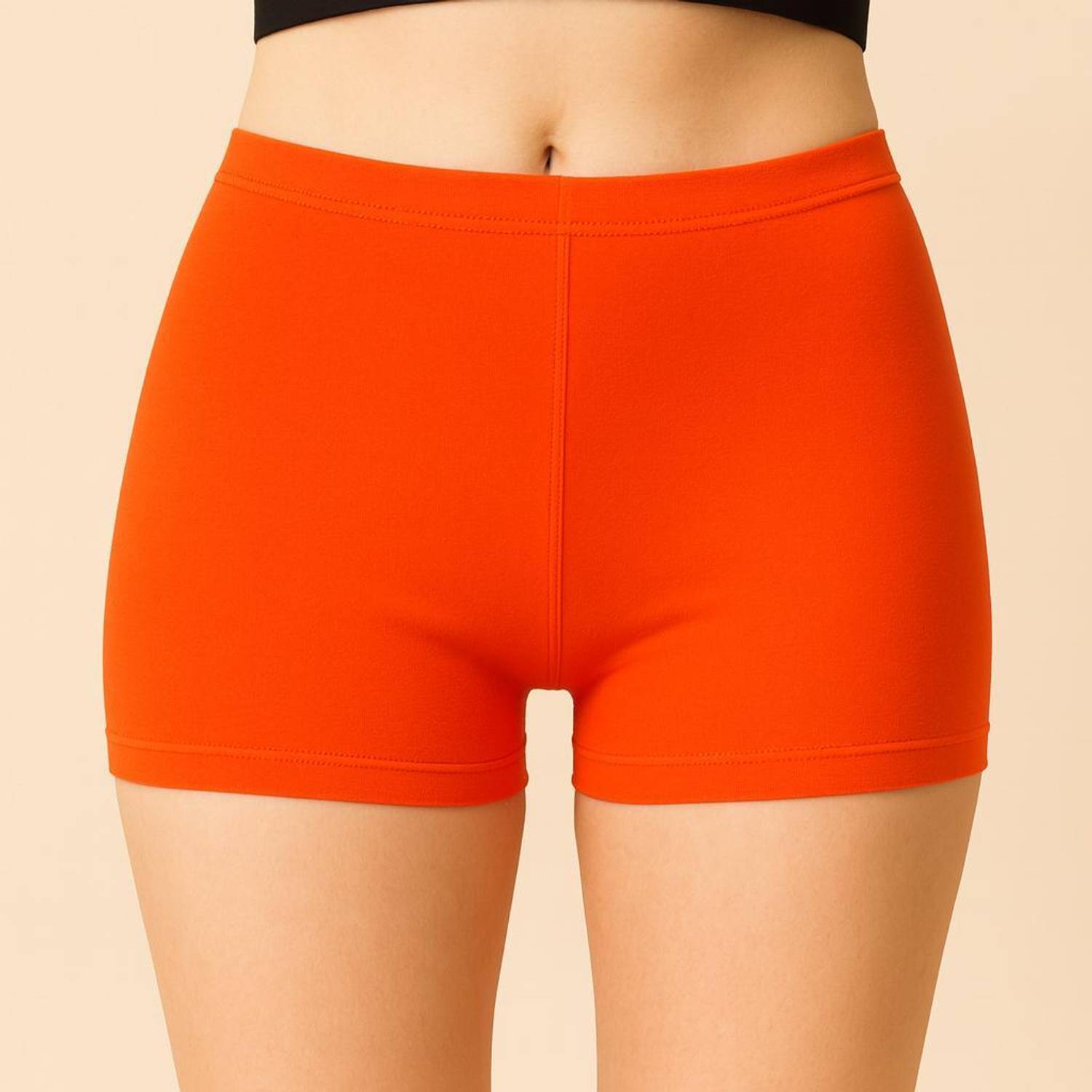 Apraa & Parma Women Boy Short Orange Panty