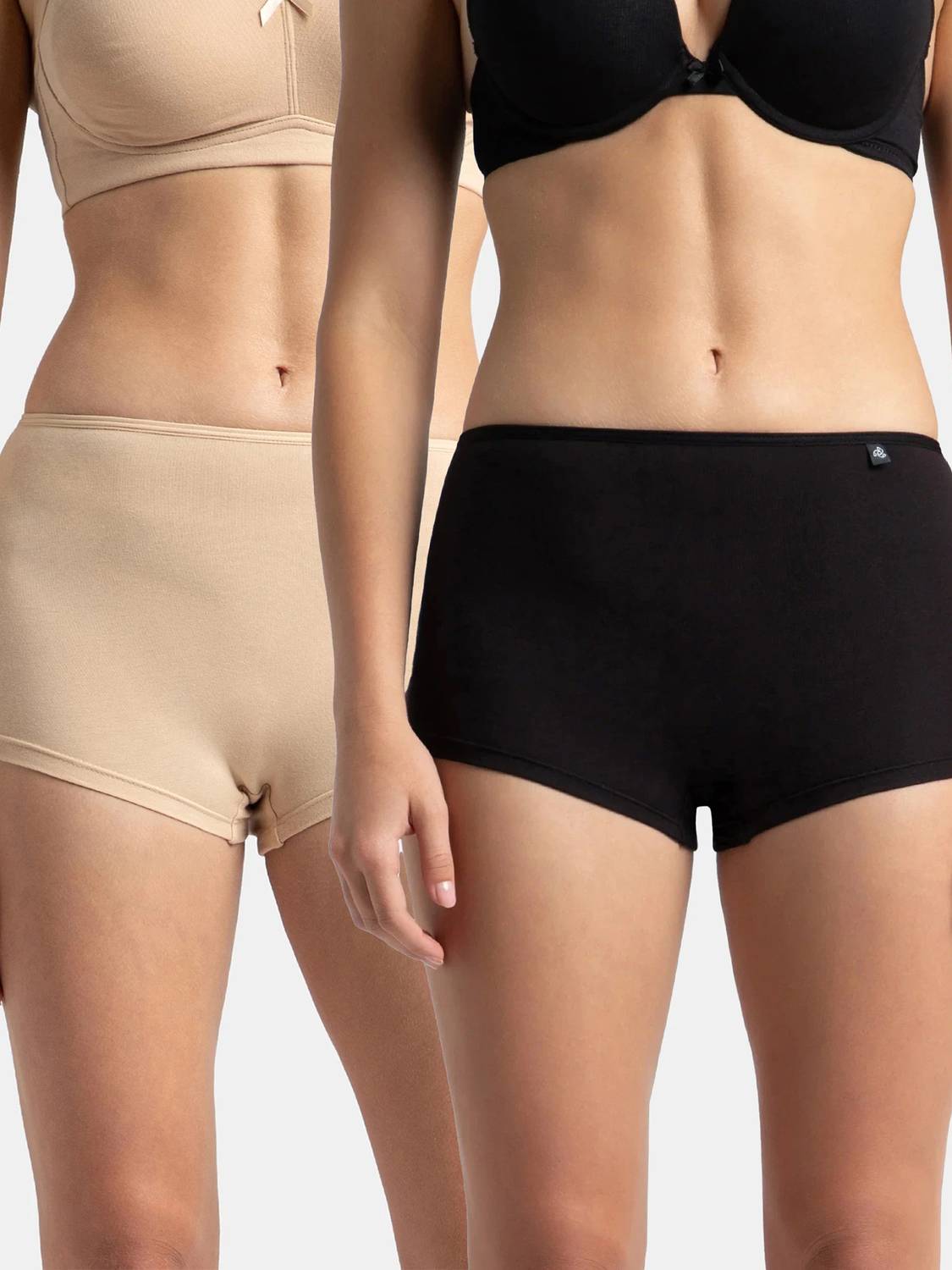 JOCKEY Pack of 2 Women Boy Short Multicolor Panty