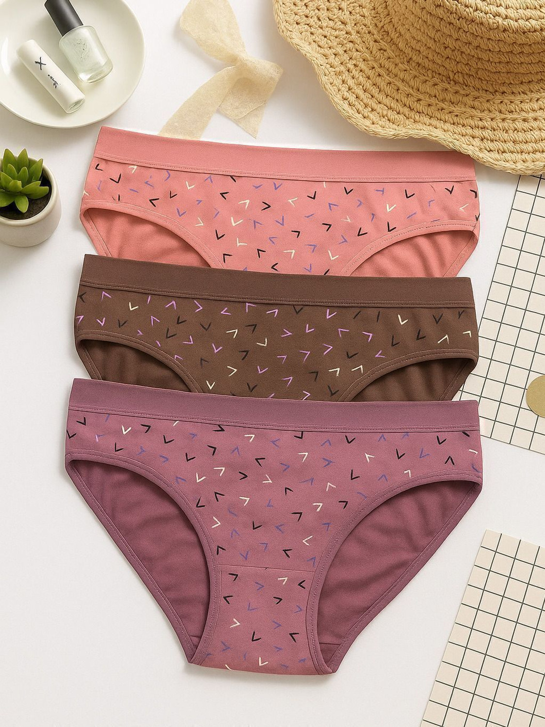 Image of FiveFlag Women Hipster Multicolor Panty