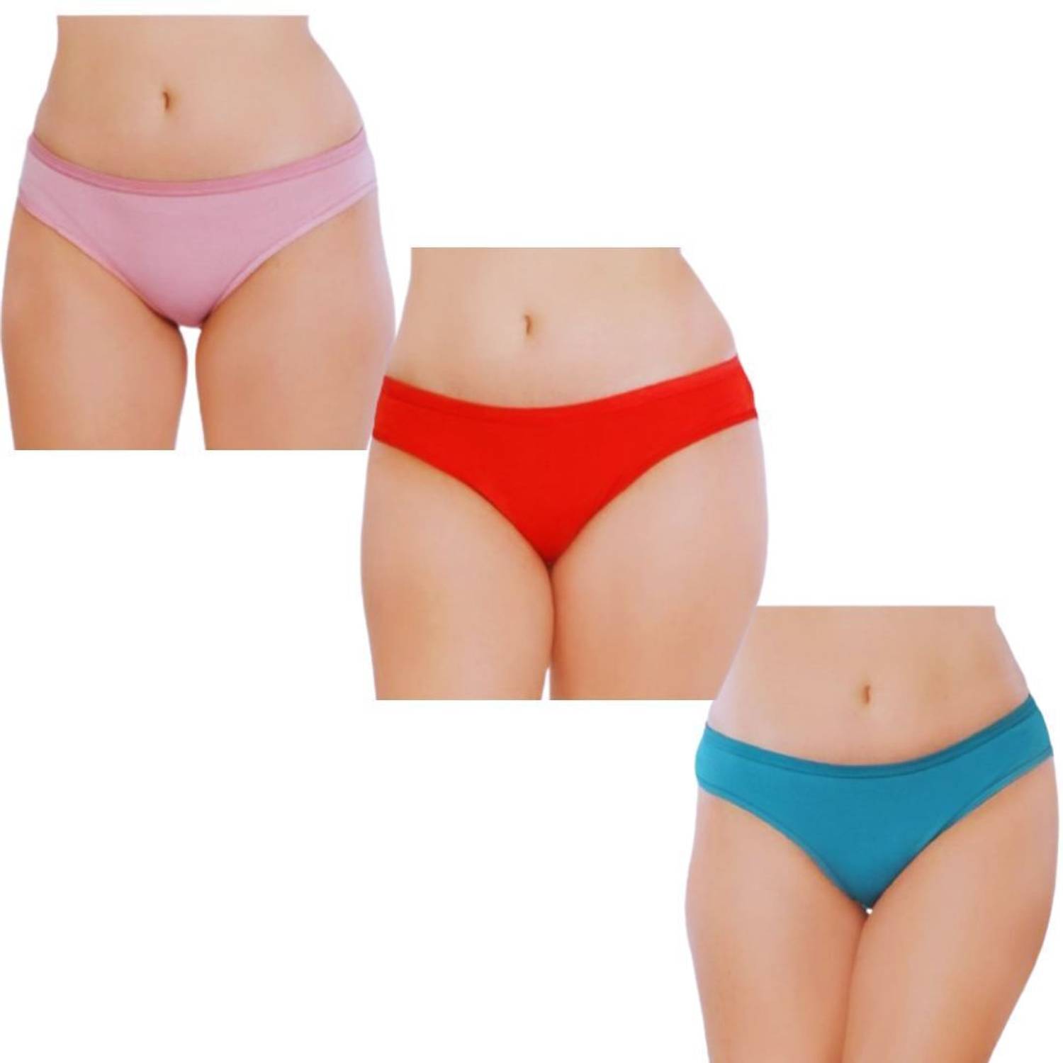Bajrang Trader Women Hipster Blue, Red, Pink Panty